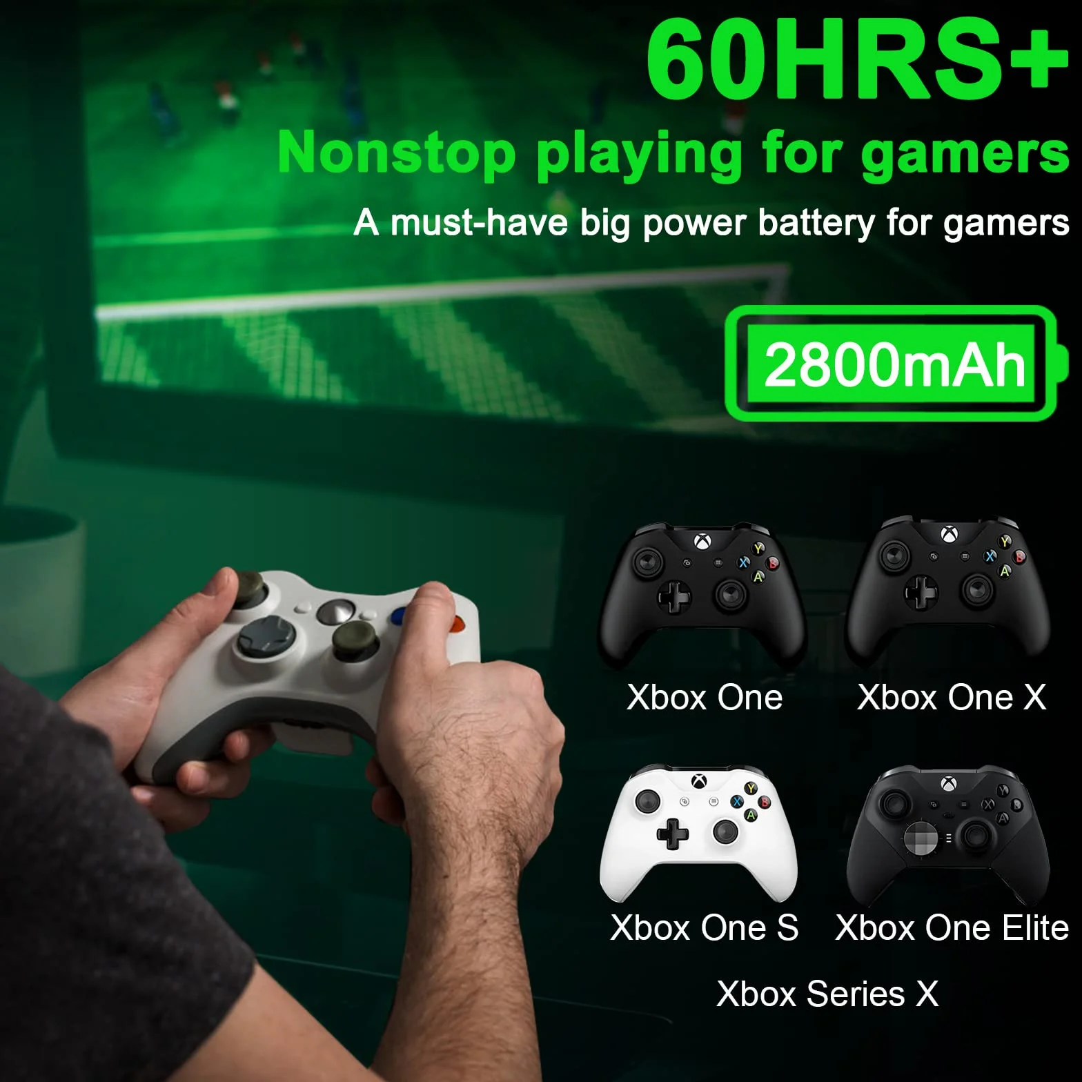 Bateria i Ładowarka do Xbox Series S/X 2800 mAh 4 Baterie + 1 Ładowarka do Kontrolera One/Elite