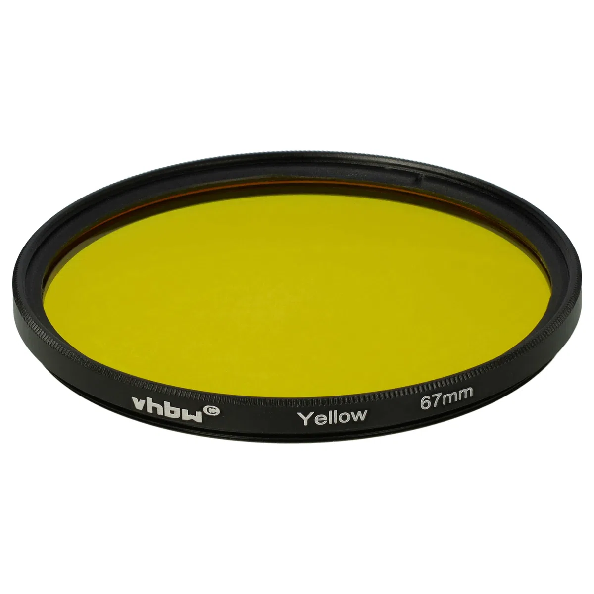 vhbw Uniwersalny kolorowy filtr żółty do obiektywów aparatu z gwintem filtra 67 mm | Żółty filtr