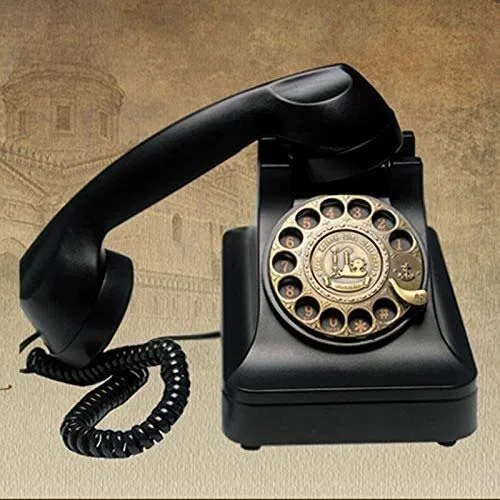 Telefon Domowy Telefon Stacjonarny Telefon Retro Telefon Zabytkowy Telefon Domowy Do Pokoju Gościnnego Telefon Z Tarczą Obrotową Telefon Głośnomówiący Ponowne Wybier