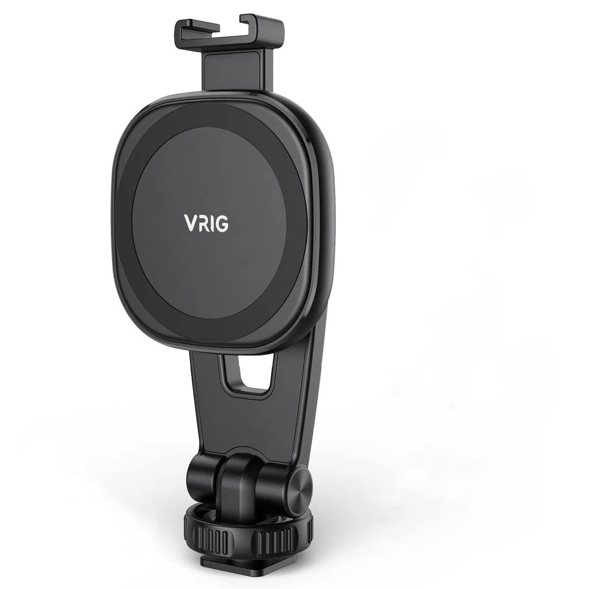 VRIG MG-03 magnetyczny uchwyt na statyw do telefonu komórkowego, uchwyt na statyw Magsafe Cold Shoe do iPhone 15, seria 14.13.12, pierścień magnetyczny, kompatybilny ze wszystkimi telefonami