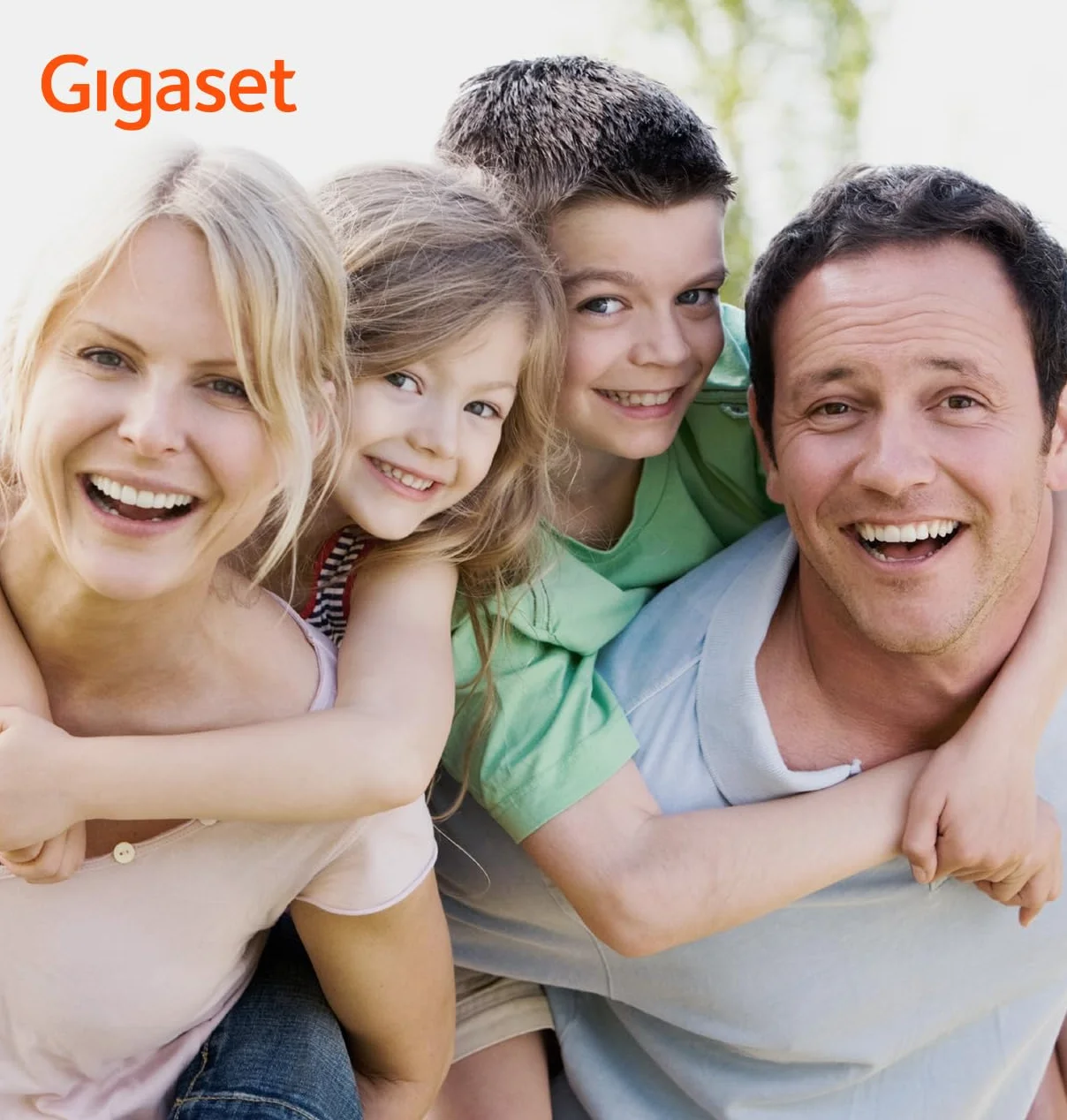 Gigaset Pure 120 telefon bezprzewodowy ECO DECT z ochroną połączeń, antracytowo-czarny