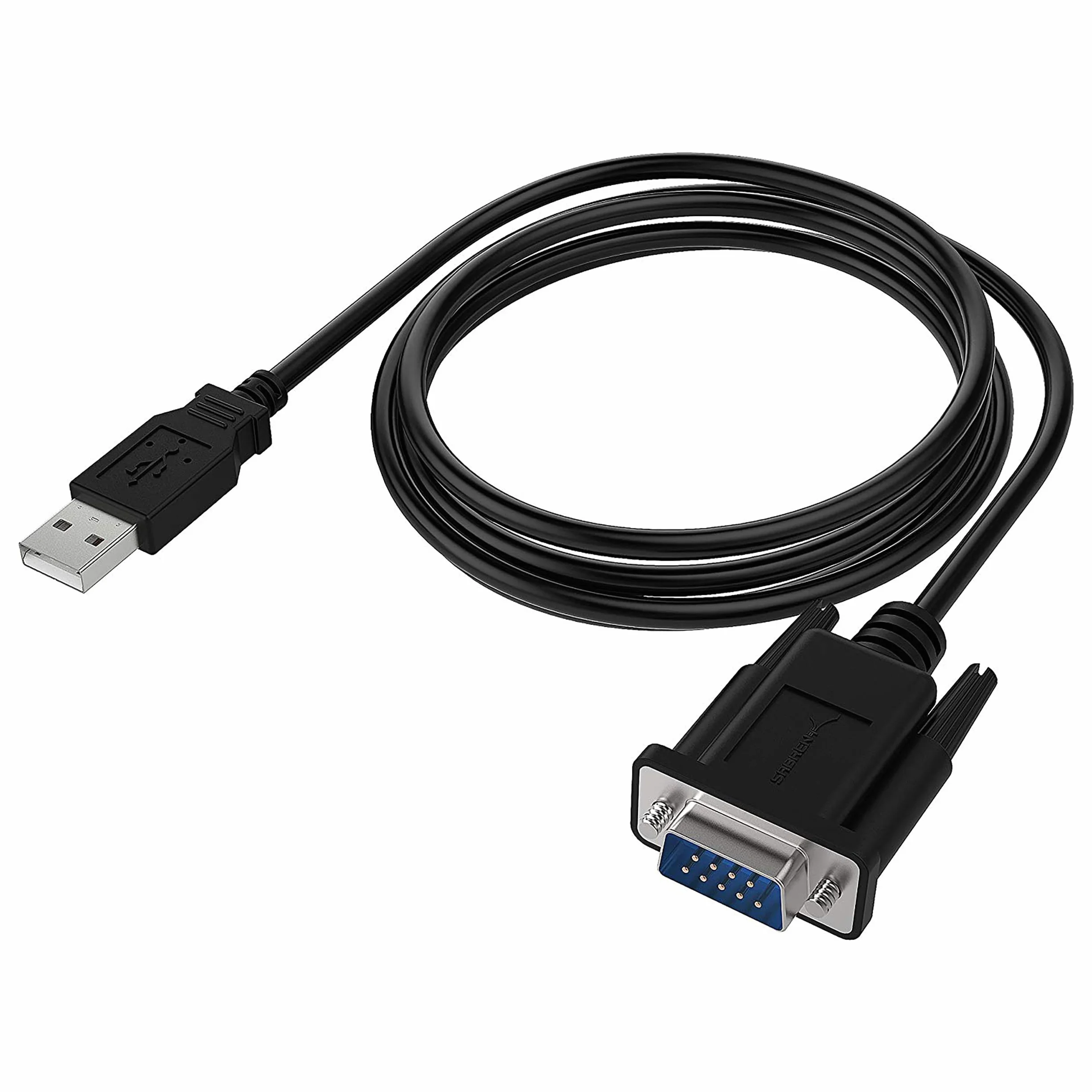Sabrent Adapter USB na szeregowy (1,8 m) USB na RS232 kabel szeregowy, kabel konwertera DB-9 (9-biegunowy) do Windows, Mac OS, Linux (CB-FTDI)