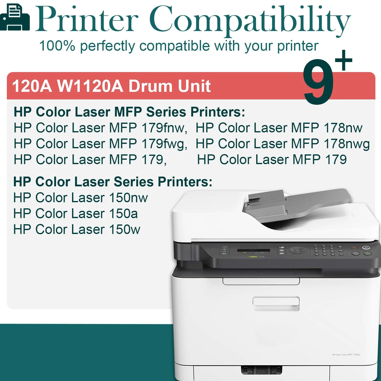 Bęben 120A W1120A kompatybilny z HP Color Laser 150a 150nw 150 Series MFP 170 Series MFP 178nw 178nwg 179fng 179fnw 179fwg 179fwg