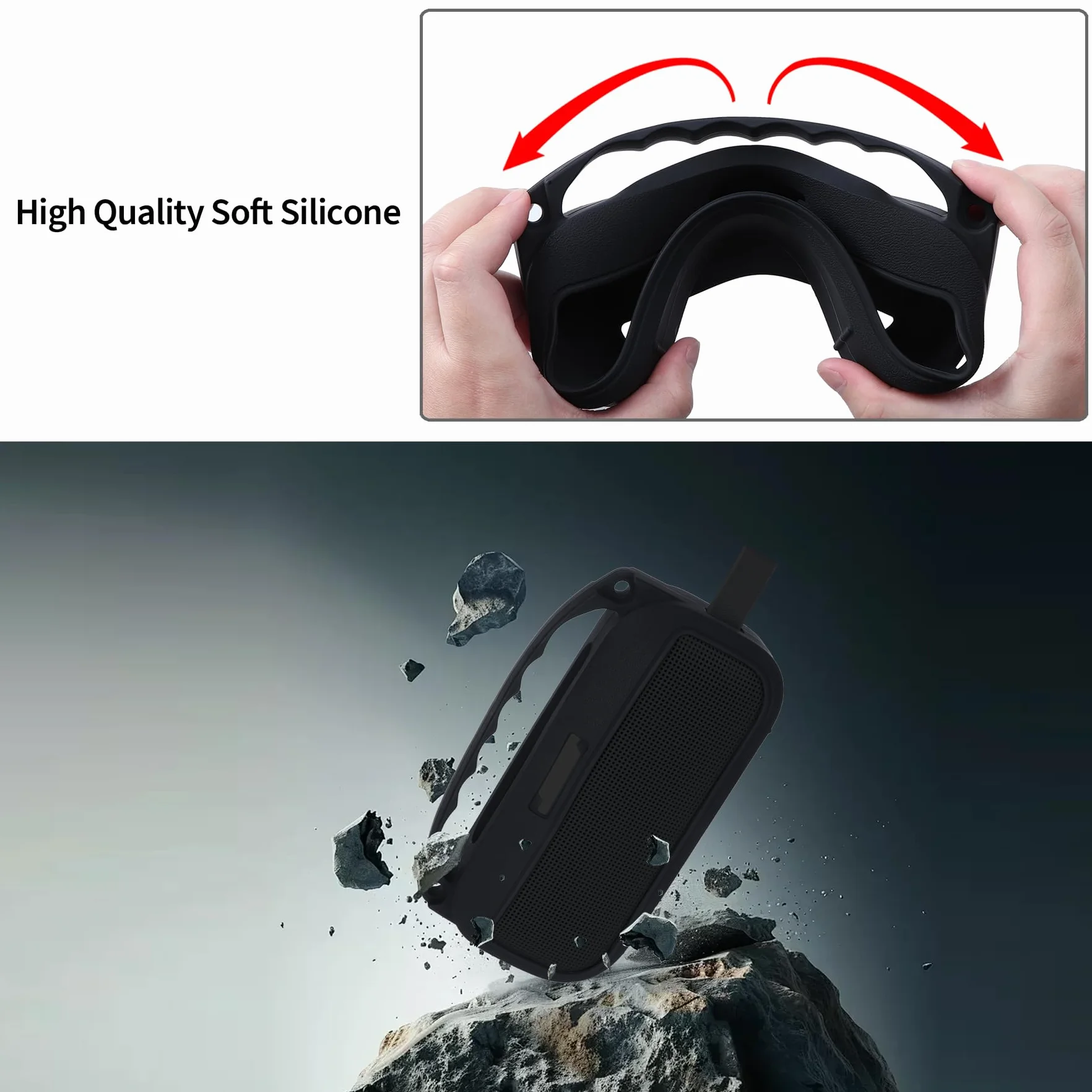 Silikonowe etui kompatybilne z Bose SoundLink Flex (2. generacji) Przenośny dyfuzor