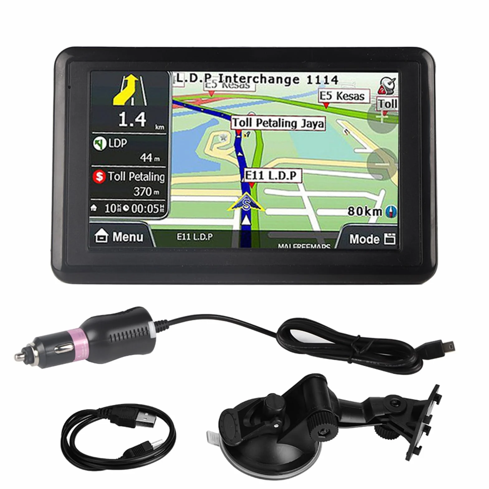 Nawigacja GPS Ekran dotykowy Nawigacja GPS Automatyczny komunikat głosowy DDR256M 8G MP3 FM Mapa Europy 508 Podwójny system nawigacji dla samochodu ciężarowego RV