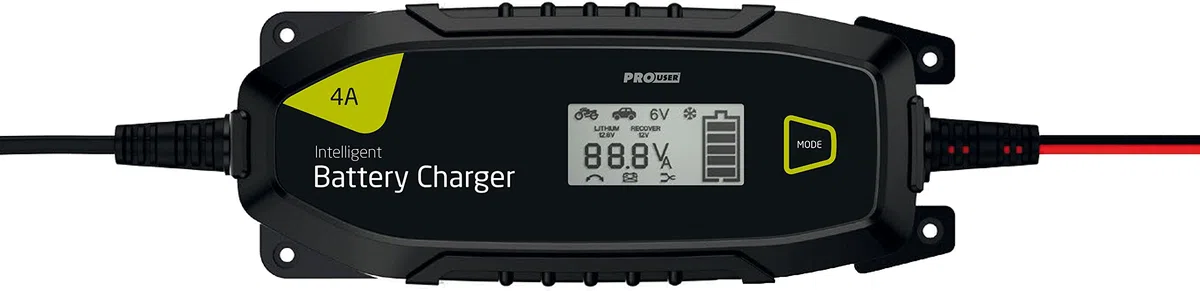 Pro-User IBC4000 18171 6 V i 12 V/4 A inteligentna ładowarka do akumulatorów ołowiowych i litowych