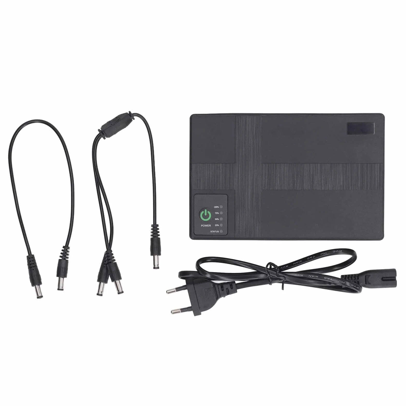10400mAh Podwójne Wejście UPS Zapasowy Akumulator Mini Powerbank do Routera Modem Kamera Bezpieczeństwa 5V 9V 12V 2A, Wyjście POE 15V 24V 1A, do Rejestratora Linii Papilarnych,