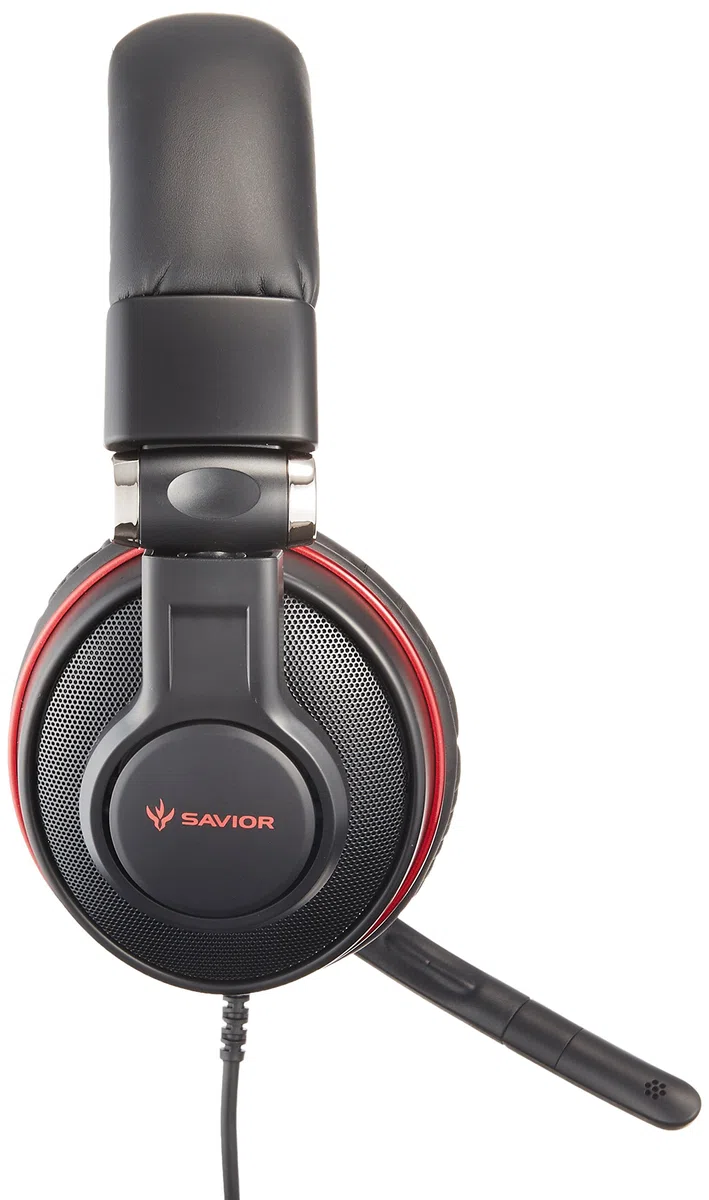 Buffalo Savior BSHSUH05BK opaska binauralna czarna zestaw słuchawkowy - zestaw słuchawkowy (PC/Gaming, 5.1 kanały, binaural, opaska na głowę, czarna, okablowana)