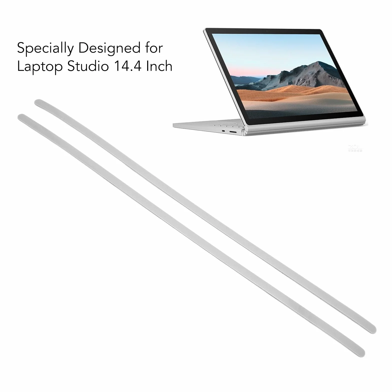 Paski Zderzaka do Laptop Studio 14,4 Cala, Gumowe Paski na Nóżki są Dostarczane z Kołkiem Wyrzucającym, śrubokrętem, przyssawką, ściereczką do Czyszczenia itp. (Szary)