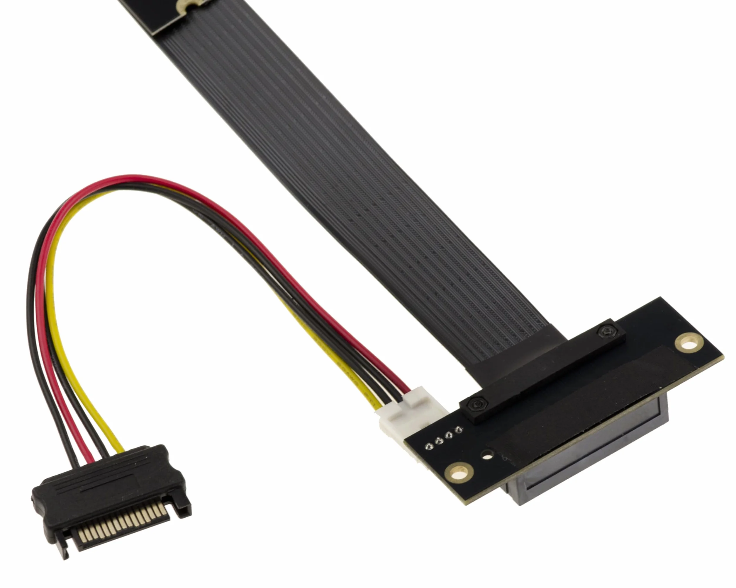 KALEA-INFORMATIQUE Adapter Riser Gen 4.0 M2 M Key do PCIe x4 żeński 20 cm