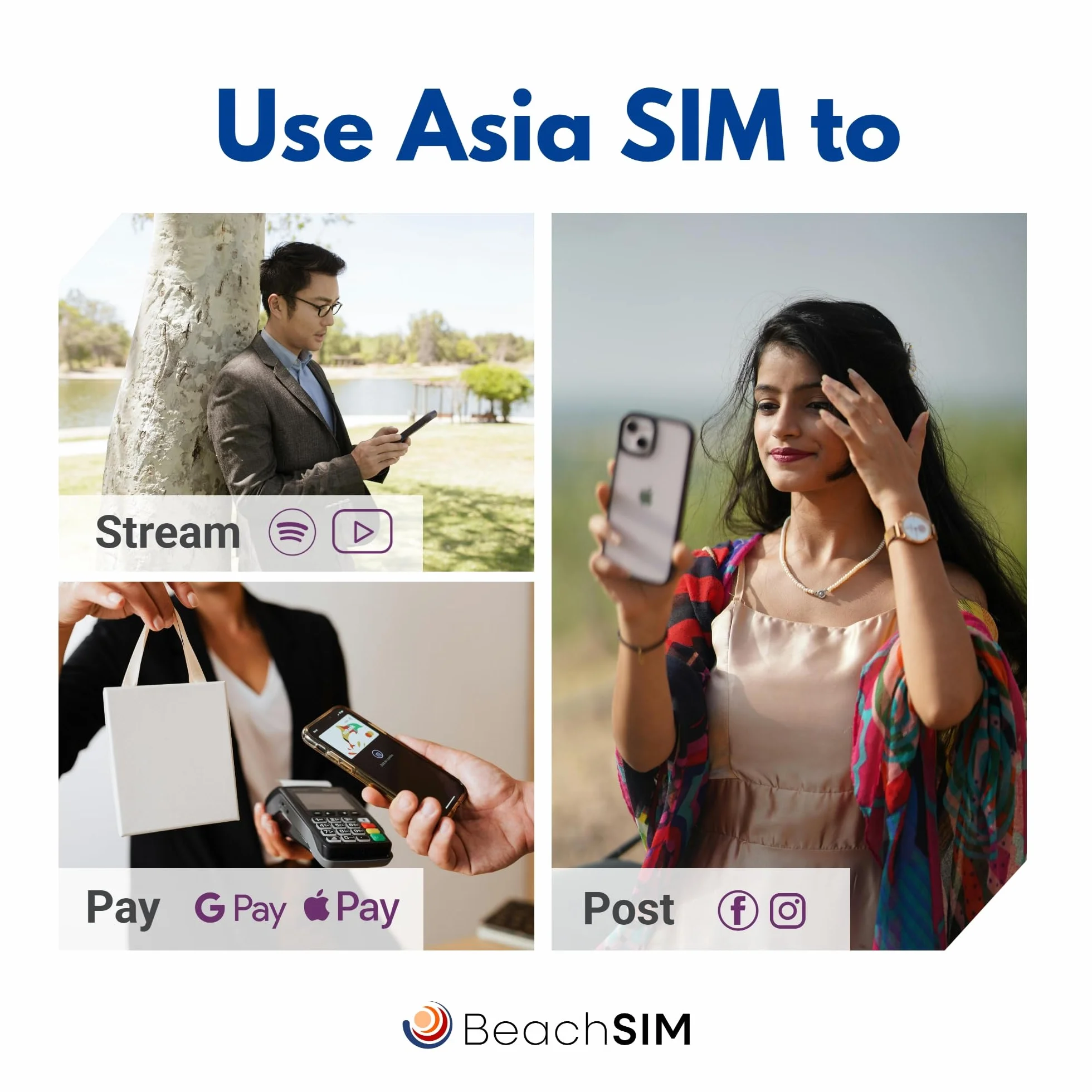 Karta SIM Asia. 12 GB danych przy prędkościach 4G/5G. Karta SIM tylko do transmisji danych. Darmowy roaming w Indonezji, Filipinach, Tajlandii i 9+ krajach Azji. Ważny przez 30 dni.