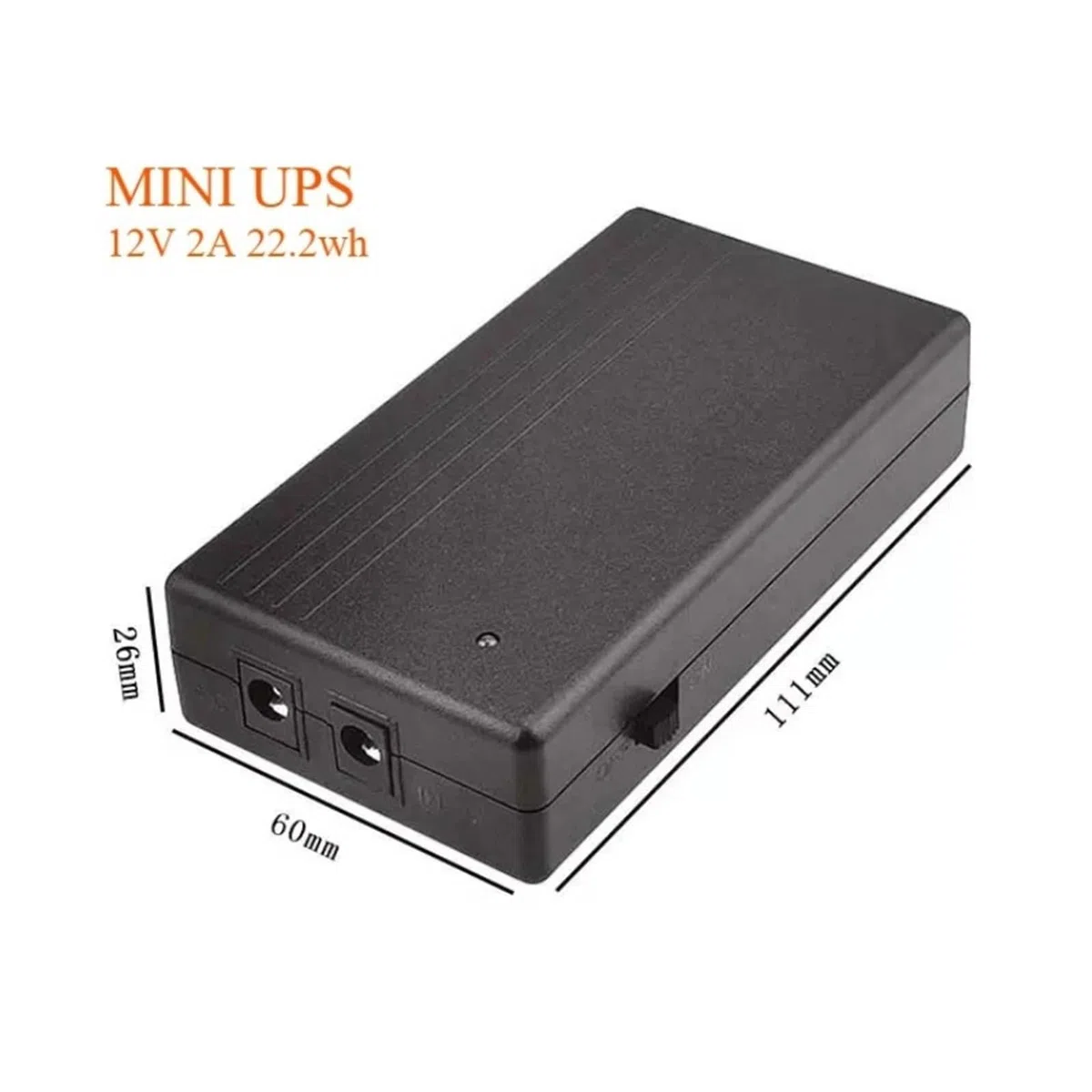 MINI UPS 12V 2A 44,4wh Zasilacz Bezprzerwowy I Zapasowy Są Używane W Routerach Maszynach Obsługowych, CCTV Wydajne taktowanie(MINI UPS-26mm)