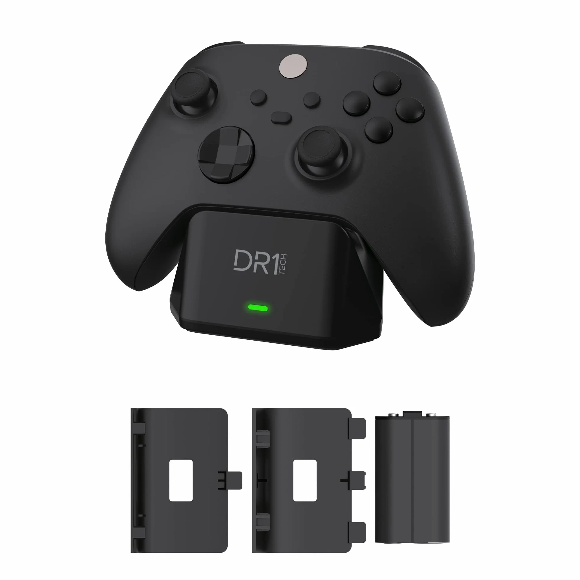 DR1TECH PowerSetX Podstawa Szybkiego Ładowania Bateria Do Kontrolera XBOX One X/S Seris 1200 Mah