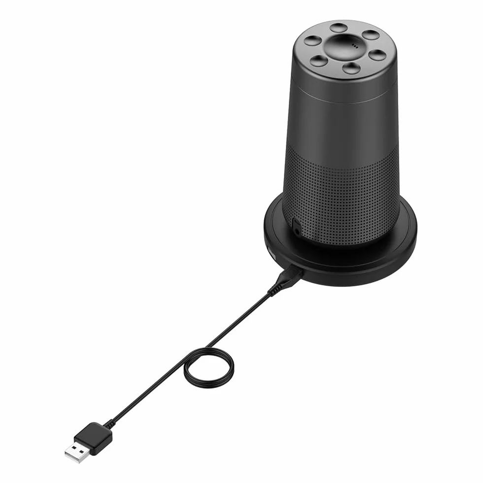 Stacja ładująca głośnik, podstawa ładująca głośnik Bluetooth, kompatybilna z ładowarką głośnika SoundLink Revolve, umożliwiająca szybkie i łatwe ładowanie