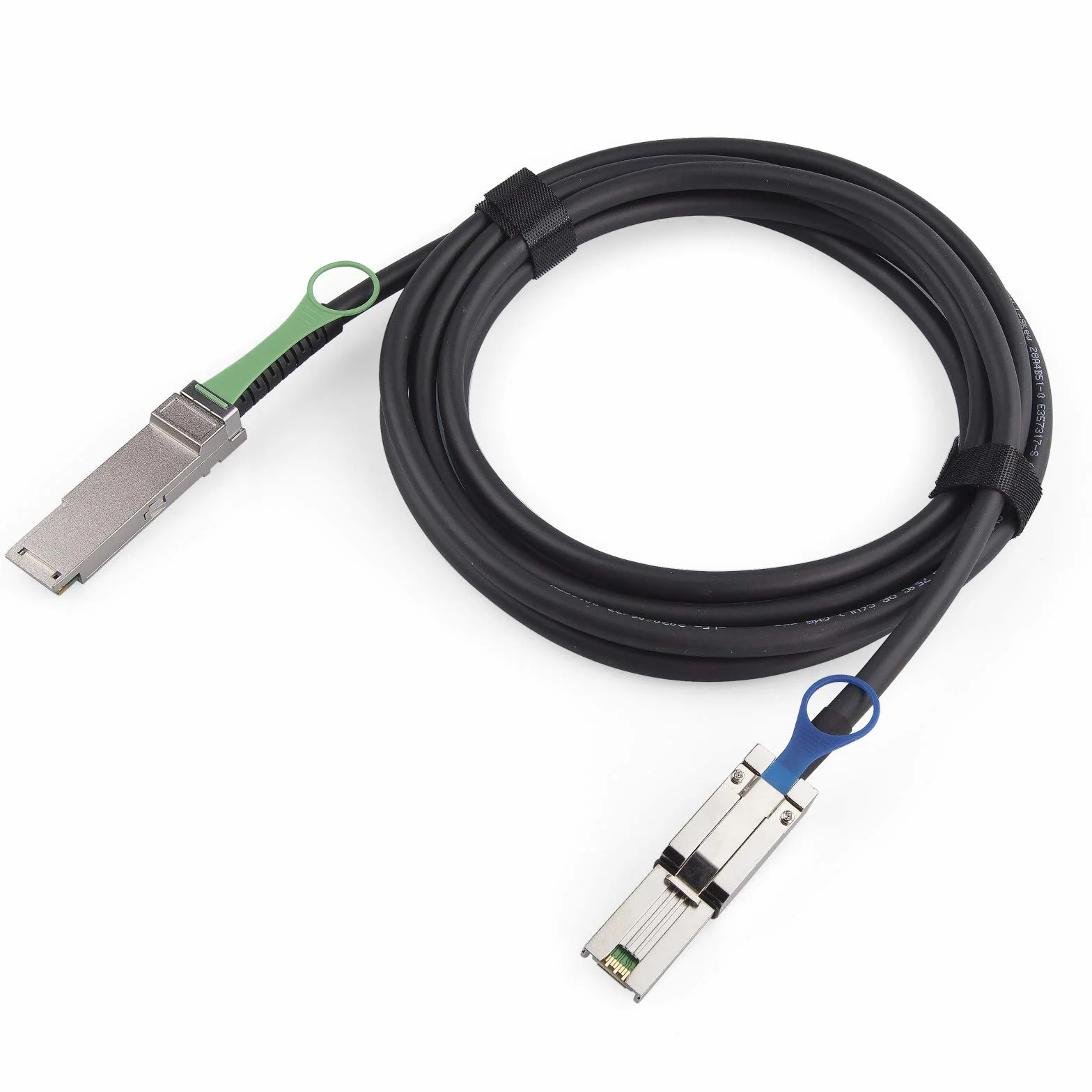 10Gtek® QSFP (SFF-8436) do MiniSAS HD SFF-8088 DDR Hybrid SAS kabel, zewnętrzny mini SAS miedziany kabel pasywny do NetApp, 100 omów, 30 AWG, 1 metr