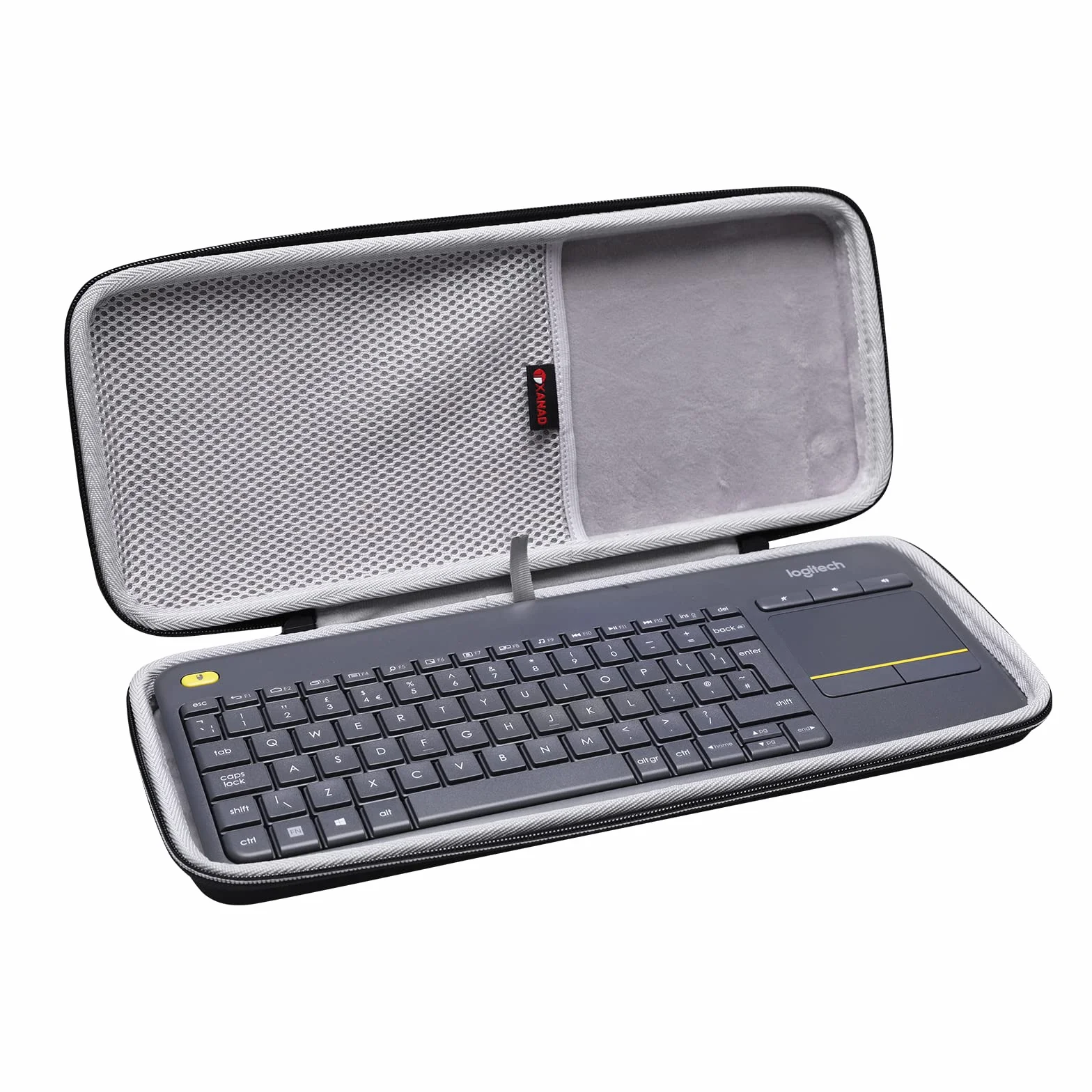 XANAD Etui do Logitech MX Keys Mini / K380 / K400 Plus bezprzewodowa klawiatura etui do biura, na spotkania, podróże służbowe i podróże