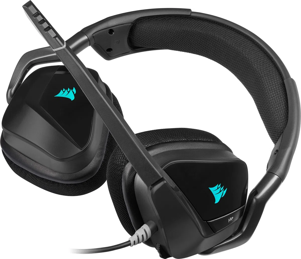 Corsair VOID RGB ELITE USB Premium Gaming Headset with 7.1 Surround Sound - Czarny