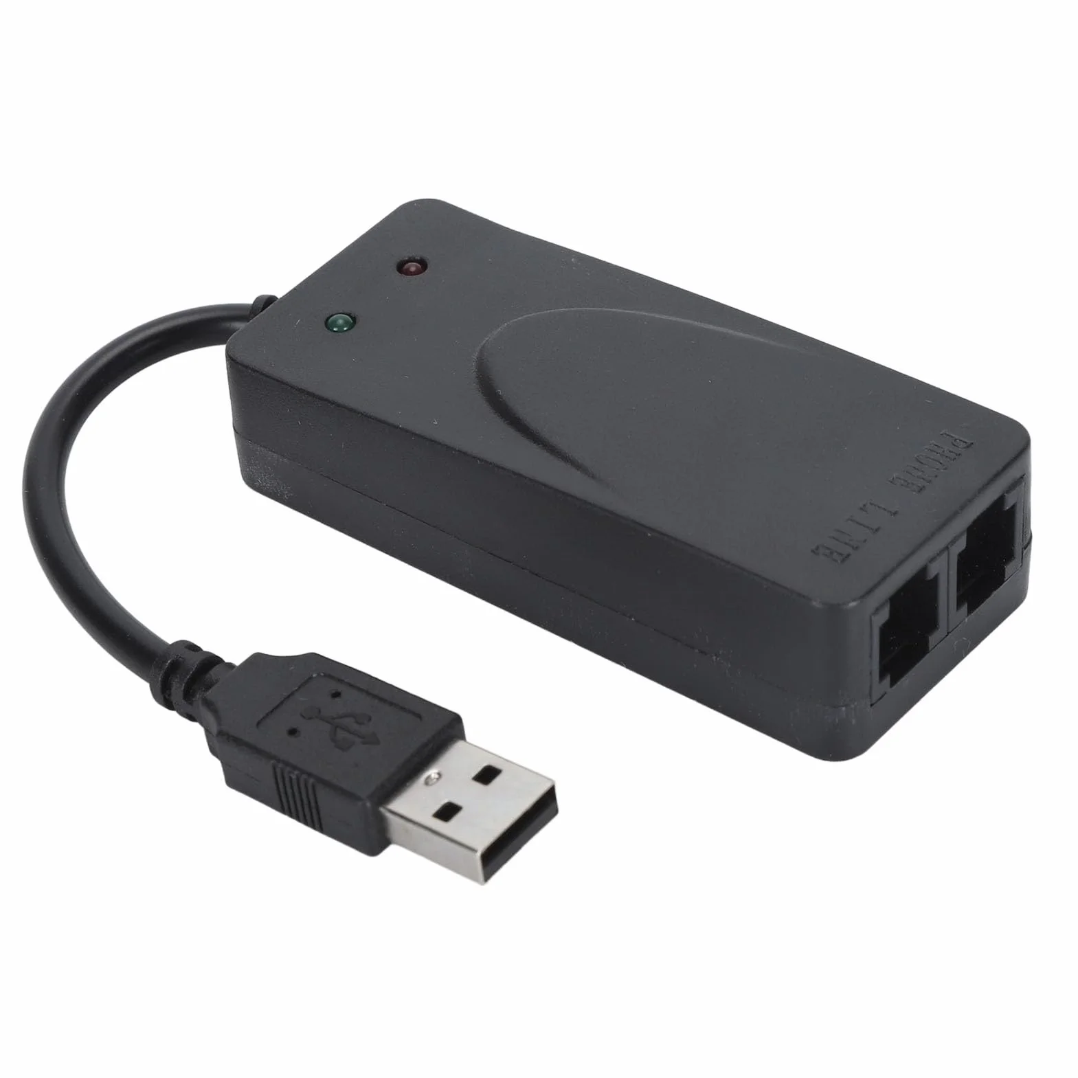 Zewnętrzny Modem Faksowy USB 56K Podwójny Port RJ11 Identyfikator Dzwoniącego
