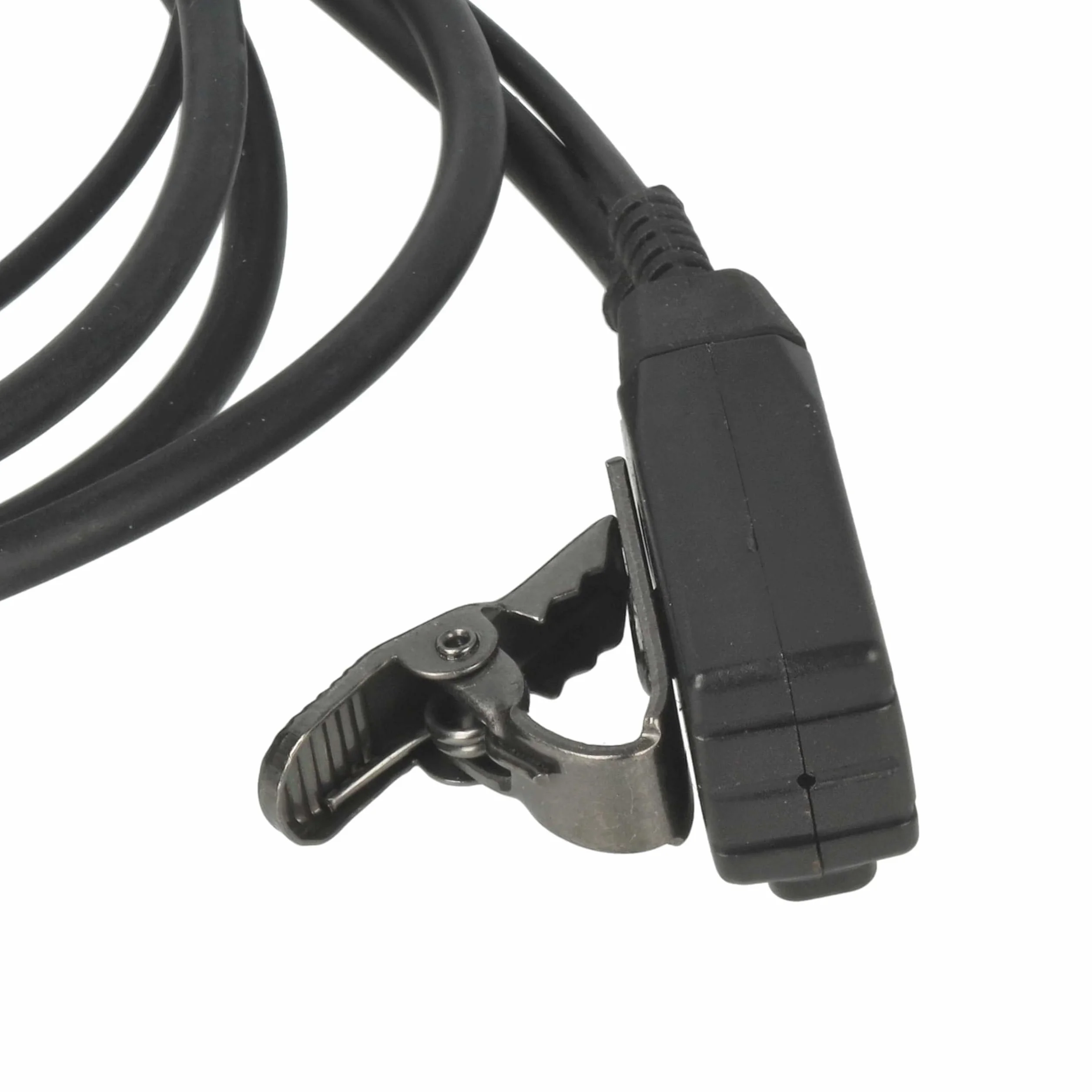 vhbw Zestaw słuchawkowy kompatybilny z Motorola T5700, T5620, T5720, T5710, T5600, T5550 - czarny, przezroczysty wąż akustyczny