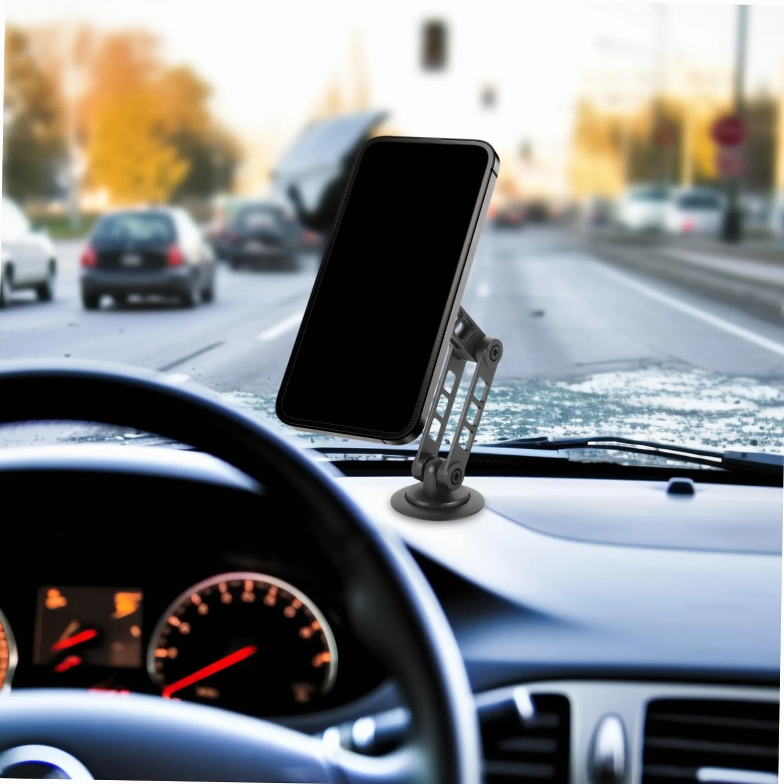 Magnetyczny Uchwyt Na Telefon Samochodowy Do Deski Rozdzielczej Stojak Na Nawigację