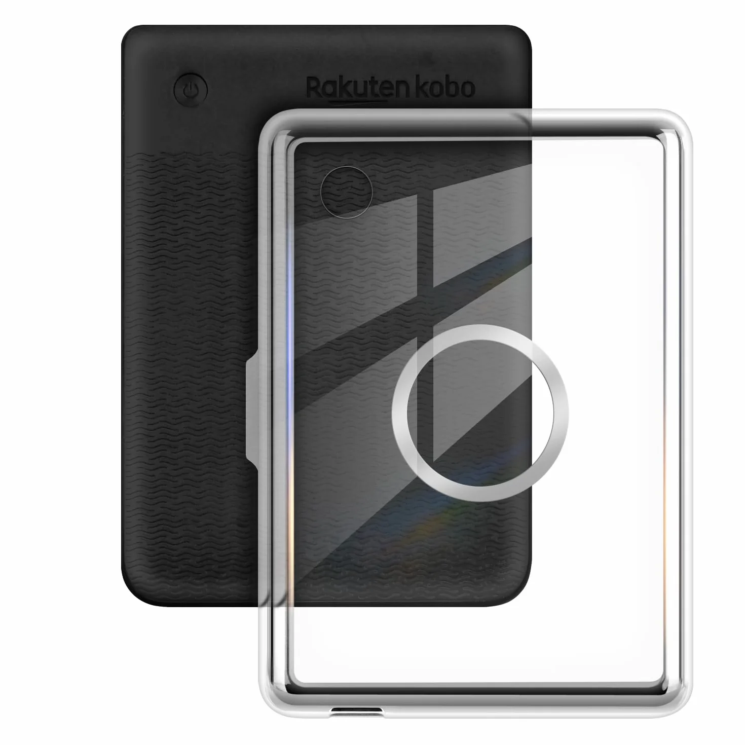 YoungMe Obracane o 360 stopni etui do Kobo Clara BW 2024 roku 15.2 cm, zdejmowana, magnetyczna konstrukcja, ochronna, regulowana osłona, przezroczysta tylna strona z automatycznym uśpienia/budzeniem