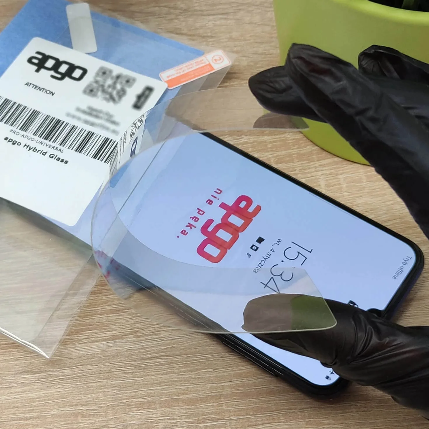 apgo Hybrid Glass Screen Protector do Teclast T45HD, szkło hybrydowe, zamiennik hartowanego