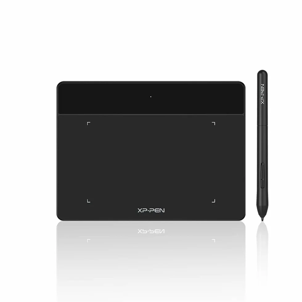 XP-PEN Deco Fun XS tablet graficzny, cyfrowy rysunek, 10,2 x 7,6 cm (4 x 3 cale), do e-learningu i telepracy, przenośny, z rysikiem P01, 8192 poziomy ciśnienia