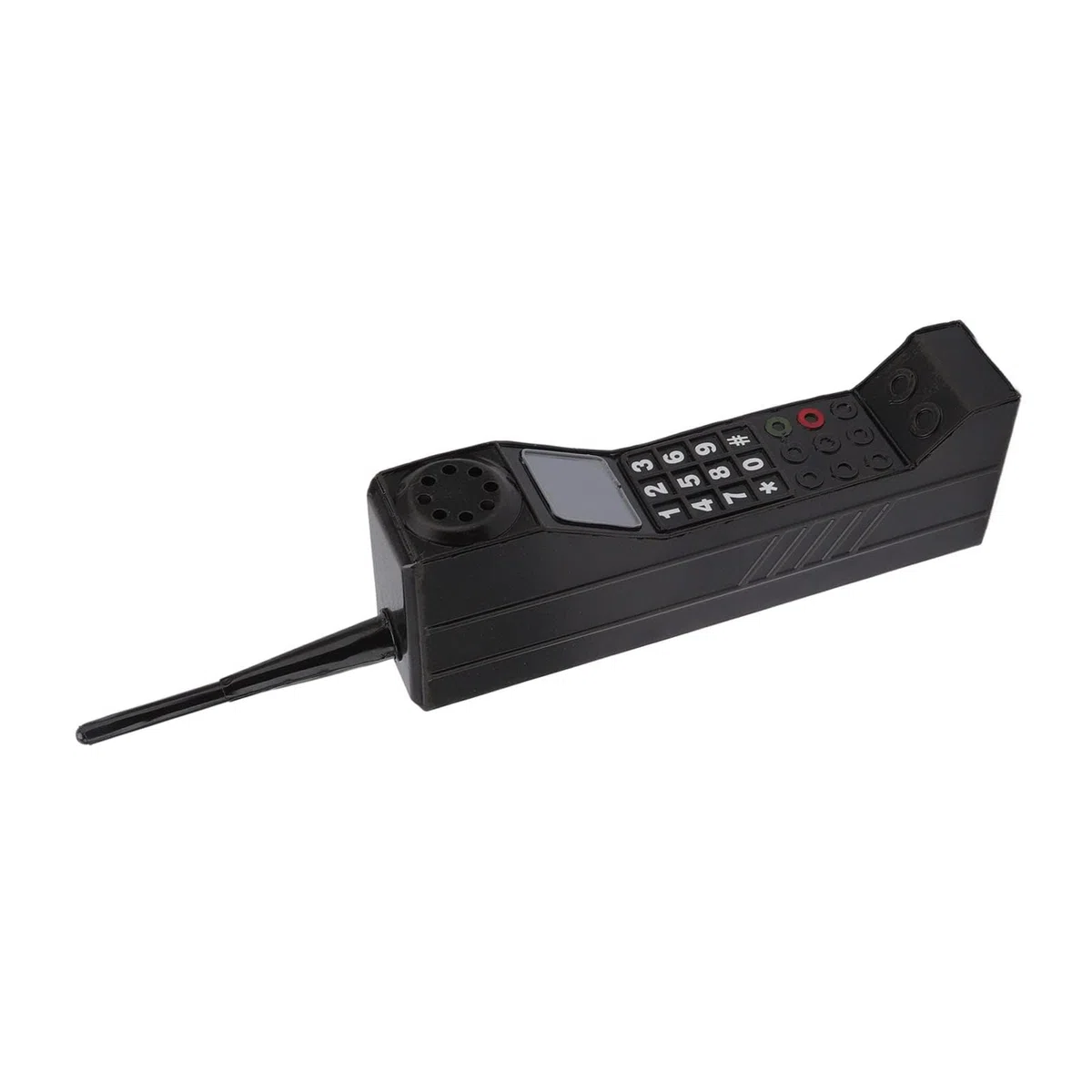 Retro telefon komórkowy wzór telefonu komórkowego, symulacja retro ceglany ornament na telefon komórkowy rekwizyty fotograficzne ozdoby do dekoracji (czarny)