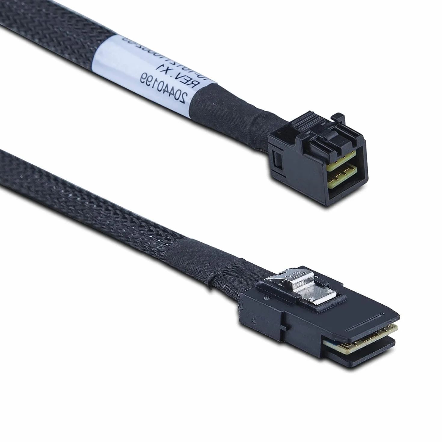 ipolex Wewnętrzny kabel mini SAS HD SFF-8643 do SFF-8087, 100 omów, 0,5 m (1,6 cala)