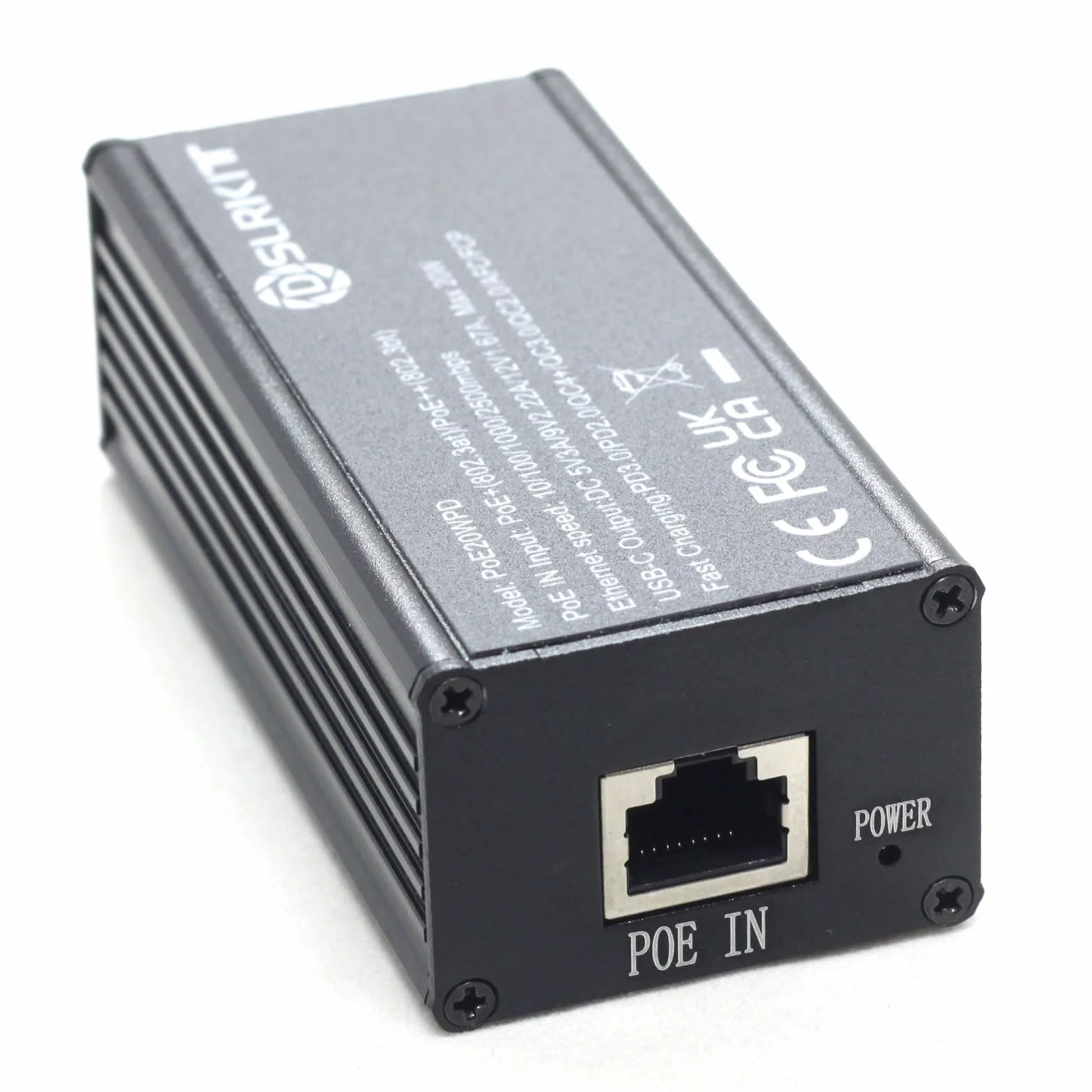 Rozdzielacz PoE 2,5 Gb/s adapter USB-C 20 W PD3.0 PPS QC 4+/3.0 802.3at