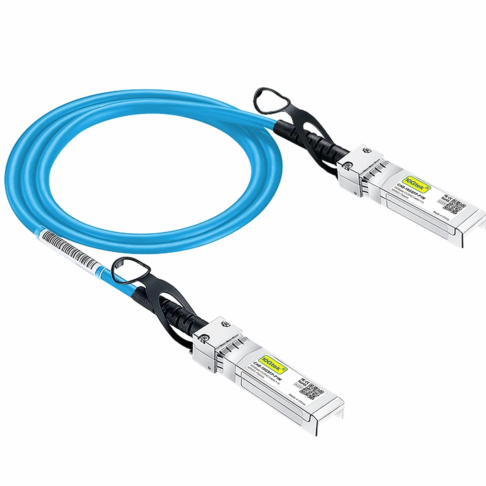 Kabel 10G SFP+ DAC 2 m (6,5 ft), Twinax SFP+ kabel do Cisco SFP-H10GB-CU2M, Meraki MA-CBL-TA-2M, Ubiquiti UniFi, D-Link, Supermicro, Netgear, Microtik, Open Switches