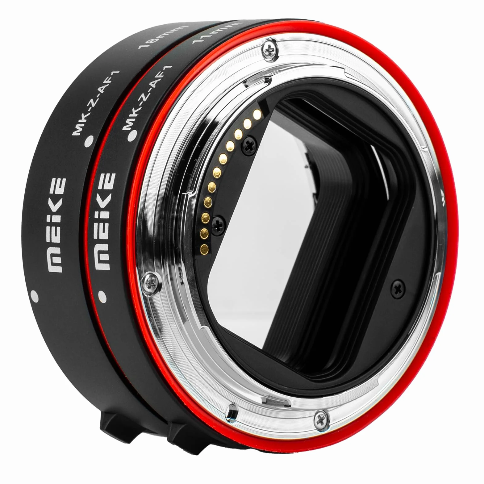 Meike MK-Z-AF1 Pierścień adaptera rurki przedłużającej makro do automatycznego ustawiania ostrości (11 mm + 18 mm) kompatybilny z Nikon Z5 Z6 Z7 Z50