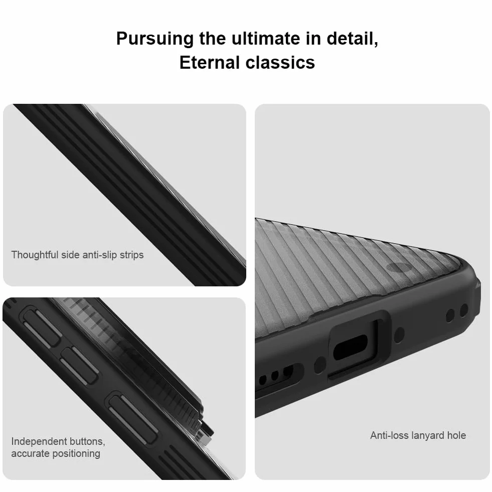 Etui do Vivo X300 Pro, ochrona obiektywu aparatu, składana podpórka, tylna obudowa TPU pasuje do MagSafe, narożniki, odporna na wstrząsy poduszka powietrzna (szary)