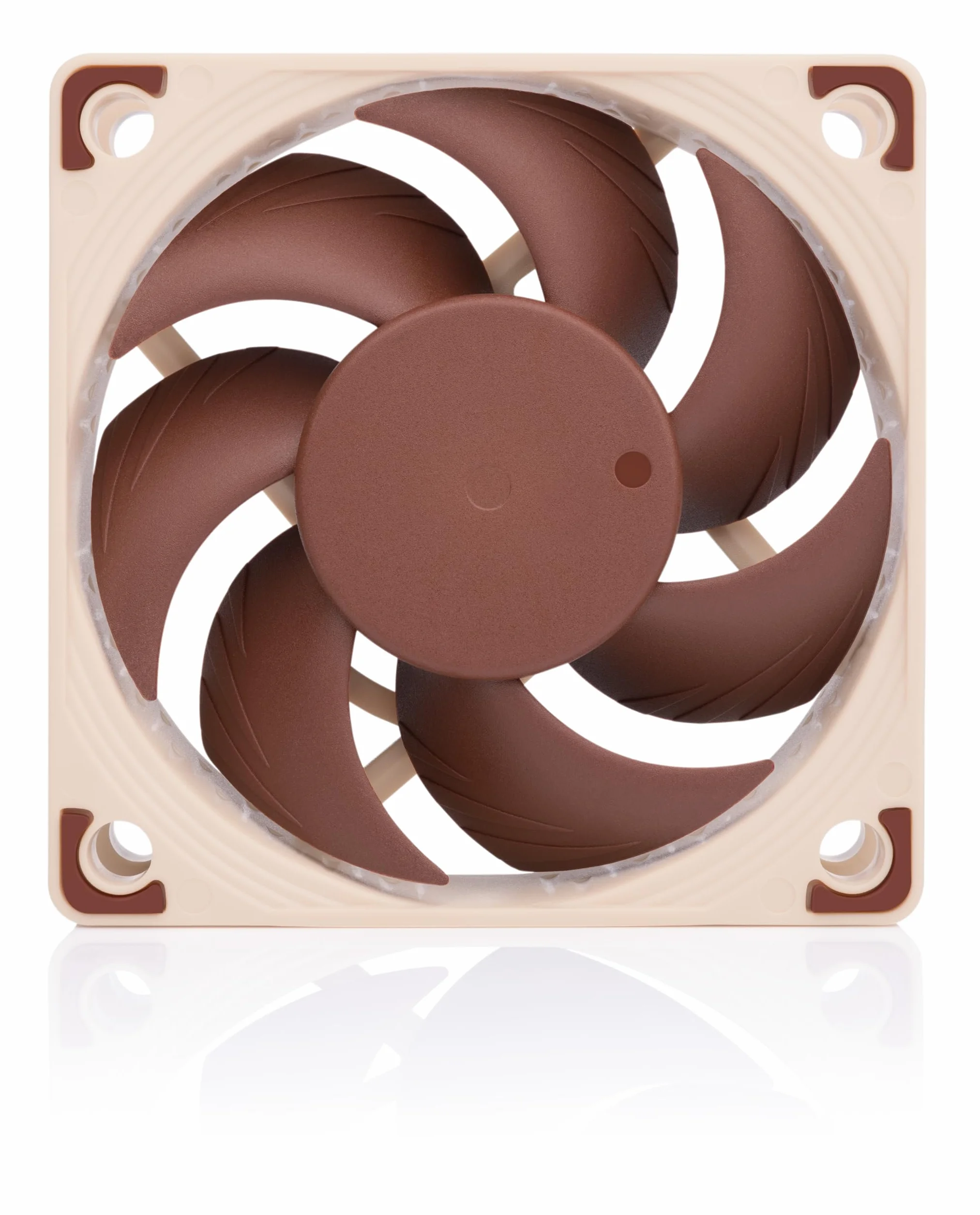 Noctua NF-A6x15 PWM, Cichy Wentylator Slim Klasy Premium, 4-Pinowy (60x15 mm, Brązowy)