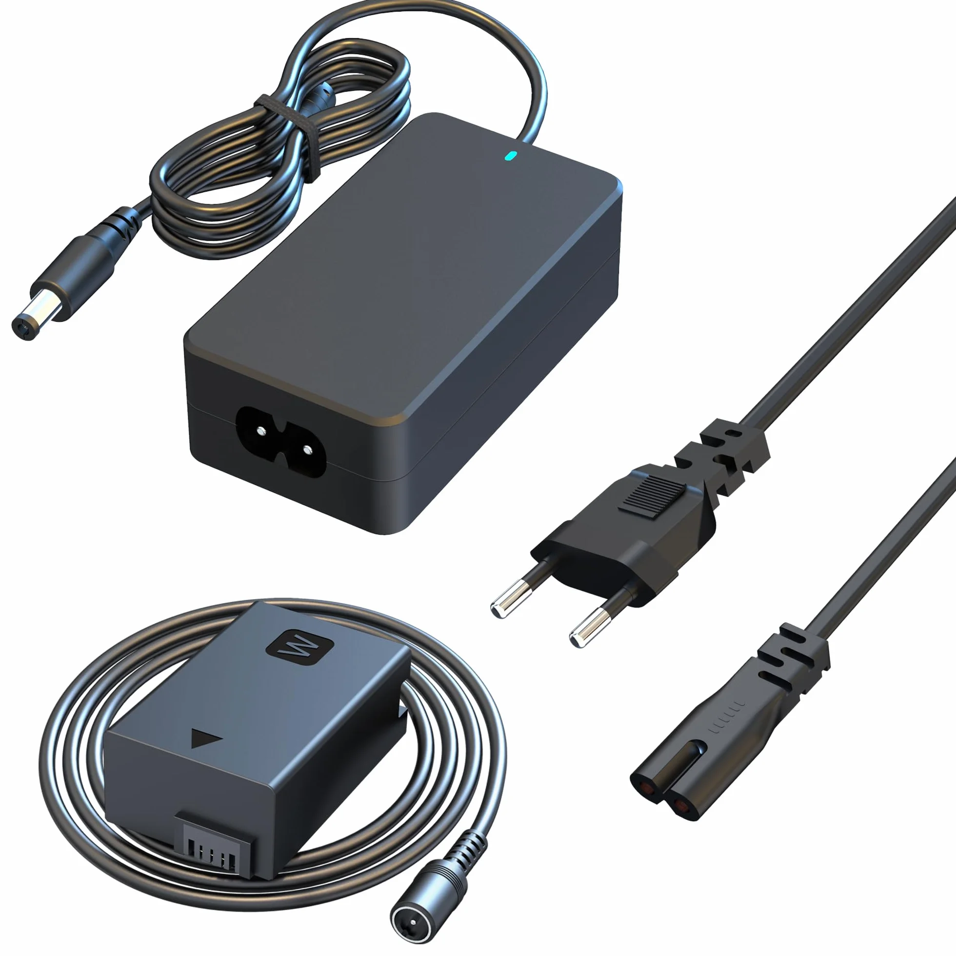 AC-PW20 NP-FW50 zestaw perkusyjny zastępuje akumulator NPFW50 do Sony Alpha ZV-E10 A6000 A6400 A6500 A5000 A7 A7II A7S A7SII A7R A7RII