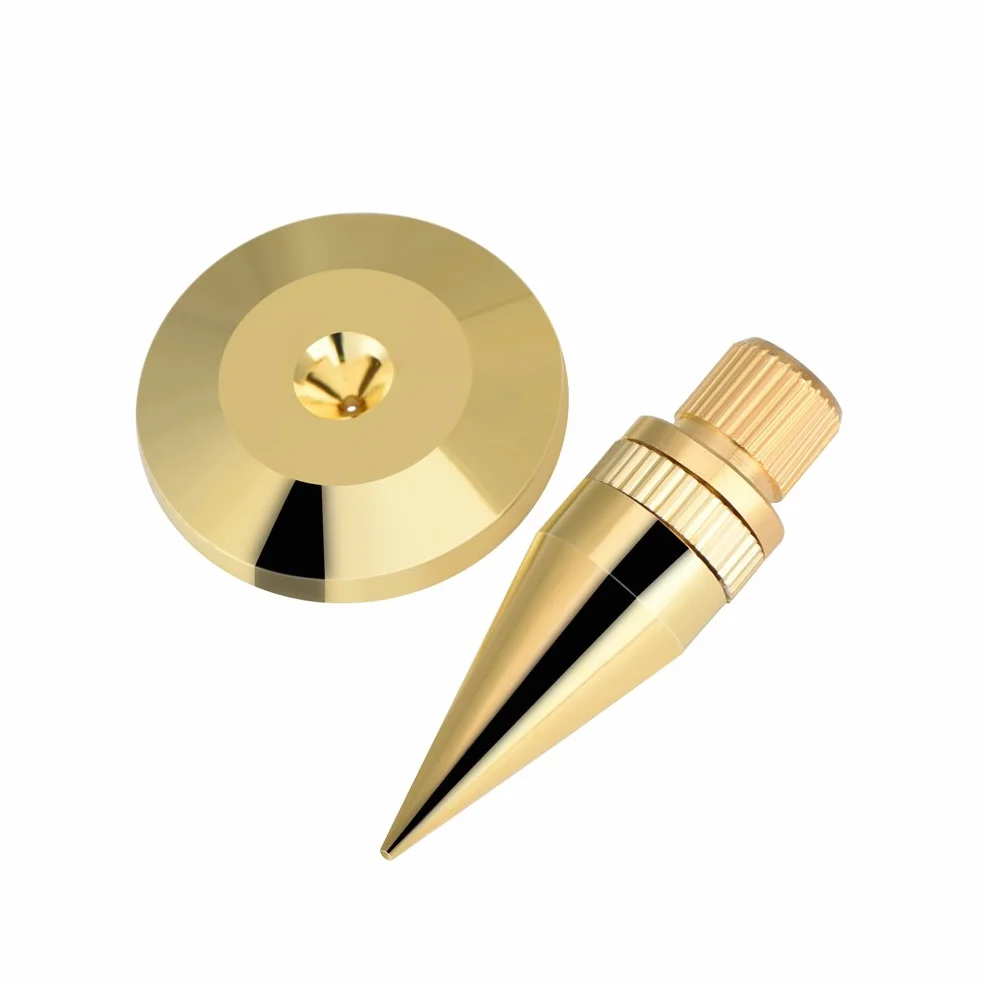 Nóżki głośnika - 8 par 6 x 36MM Miedziany wspornik izolacyjny z końcówką + podkładka do wzmacniacza, odtwarzacz CD DVD, nagrywarka platynowa, podwozie, Domyślne, Klasyczna
