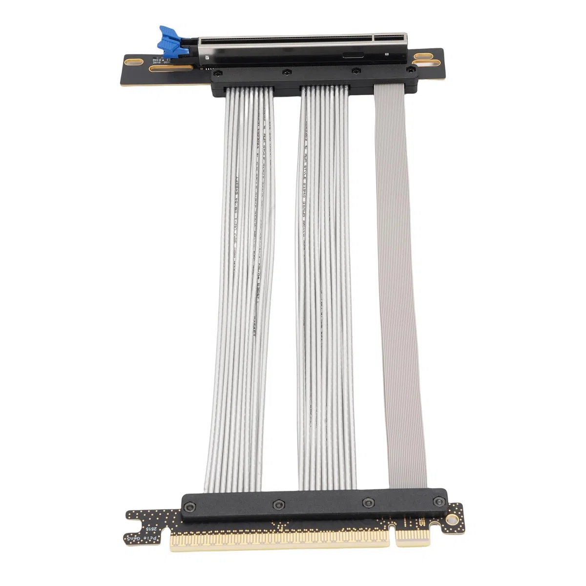 aqxreight Kabel Riser PCIe 5.0 16X Szybkie Rozszerzenie GPU dla RTX 4090, 5090 i RX Elastyczny Adapter Karty Graficznej Gen 5 z Ekranowaniem EMI Zgodny z ITX, Chłodzeniem cieczą i (20 cm)