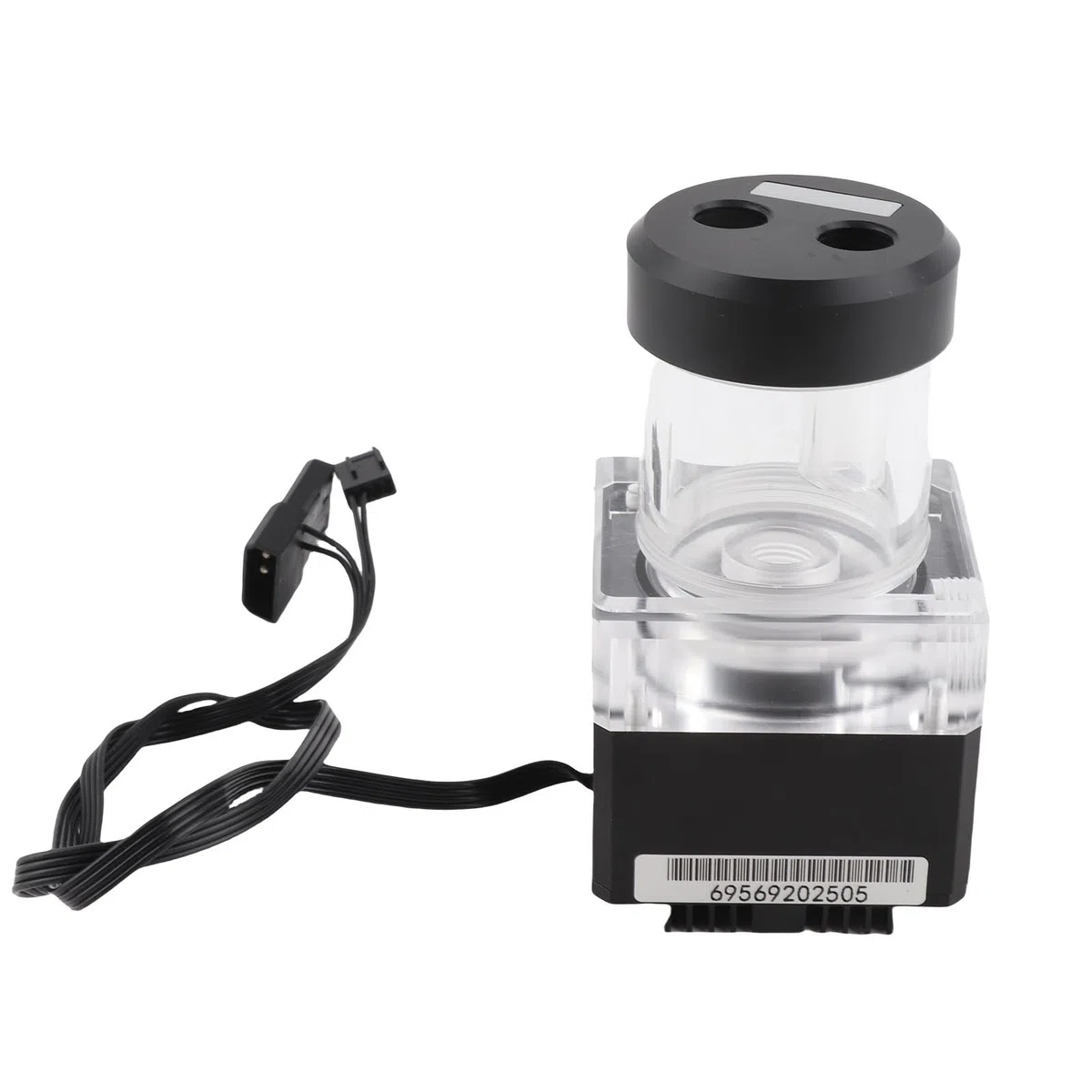Generic Zbiornik Pompy PC Silne Chłodzenie Pompa Wodna 650L/H 3,5 Metra Głowica Pompy do Komputera Pompa Chłodząca wodą Konfiguracja Gier (12cm)