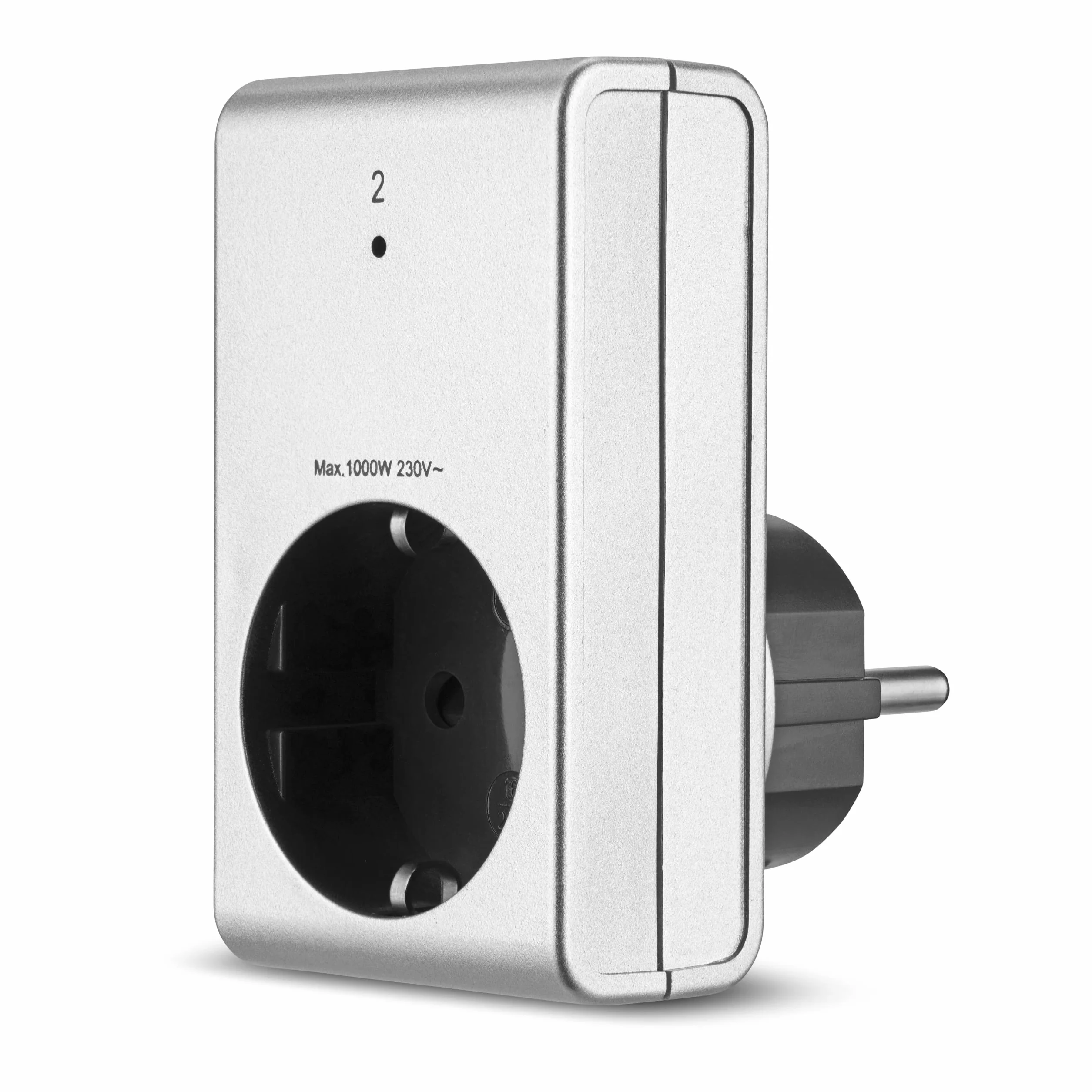 REV 3 gniazda radiowe pilot zdalnego sterowania 1000 W 25 m srebrny