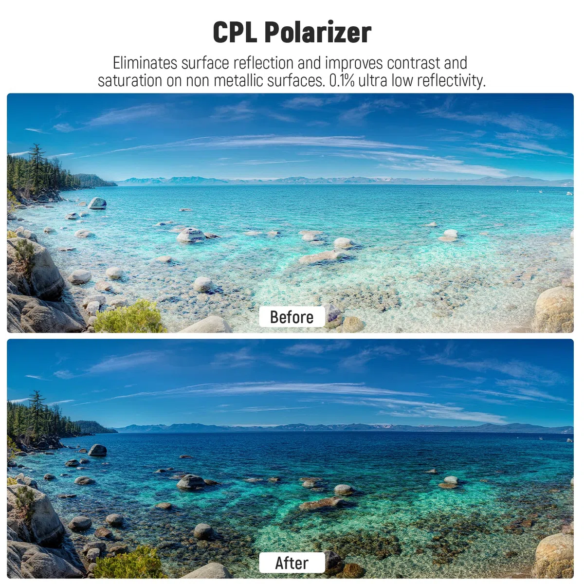 NEEWER Filtr CPL 52 mm do telefonu, klips na okrągły filtr polaryzacyjny z klipsem do telefonu, etui do przechowywania i ściereczka do czyszczenia, kompatybilny z iPhone Samsung Galaxy Android DSLR