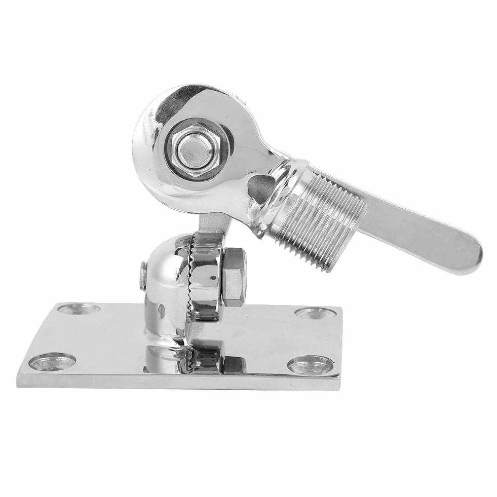 Regulowana podstawa anteny VHF morskiej 38 mm stal nierdzewna do łodzi