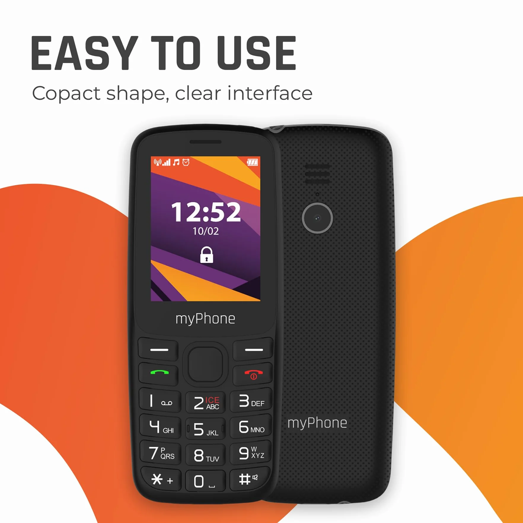 Myphone 6410 LTE Telefon Czarny 123 x 57.5 x 13.3 mm