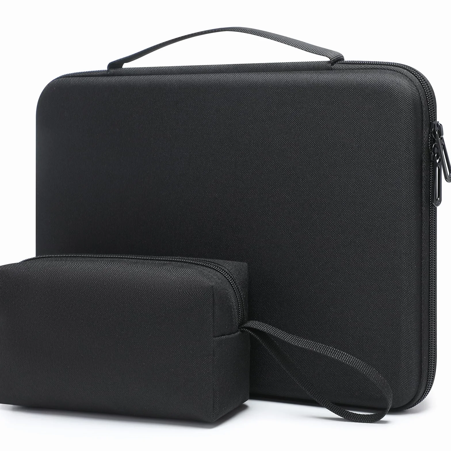 HYZUO 15-16 Cali Twarde Etui na Laptop MacBook Pro 16 M5/M4/M3/M2/M1 Pro/Max, MacBook Air 15, Surface Laptop 15, Razer Blade 15, Czarny