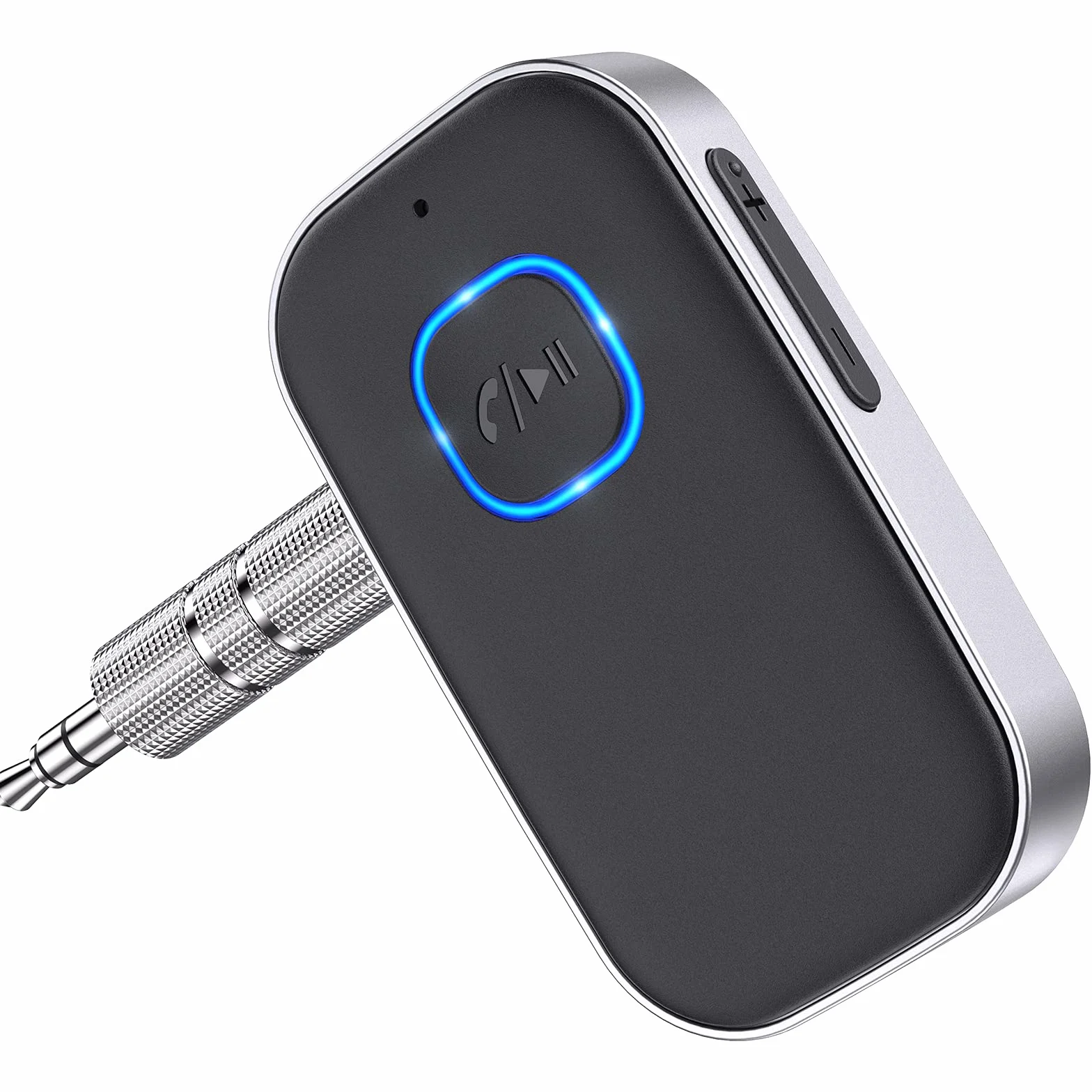 Glangeh Odbiornik Bluetooth Samochodowy Adapter z Redukcją Szumów 16h Aux