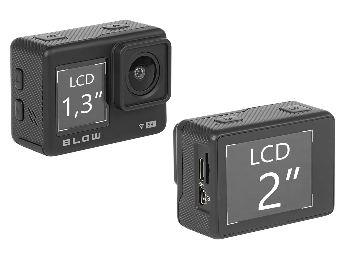 BLOW KAMERA SPORTOWA GO PRO4U 4K 5K WIFI USB UHD ZESTAW