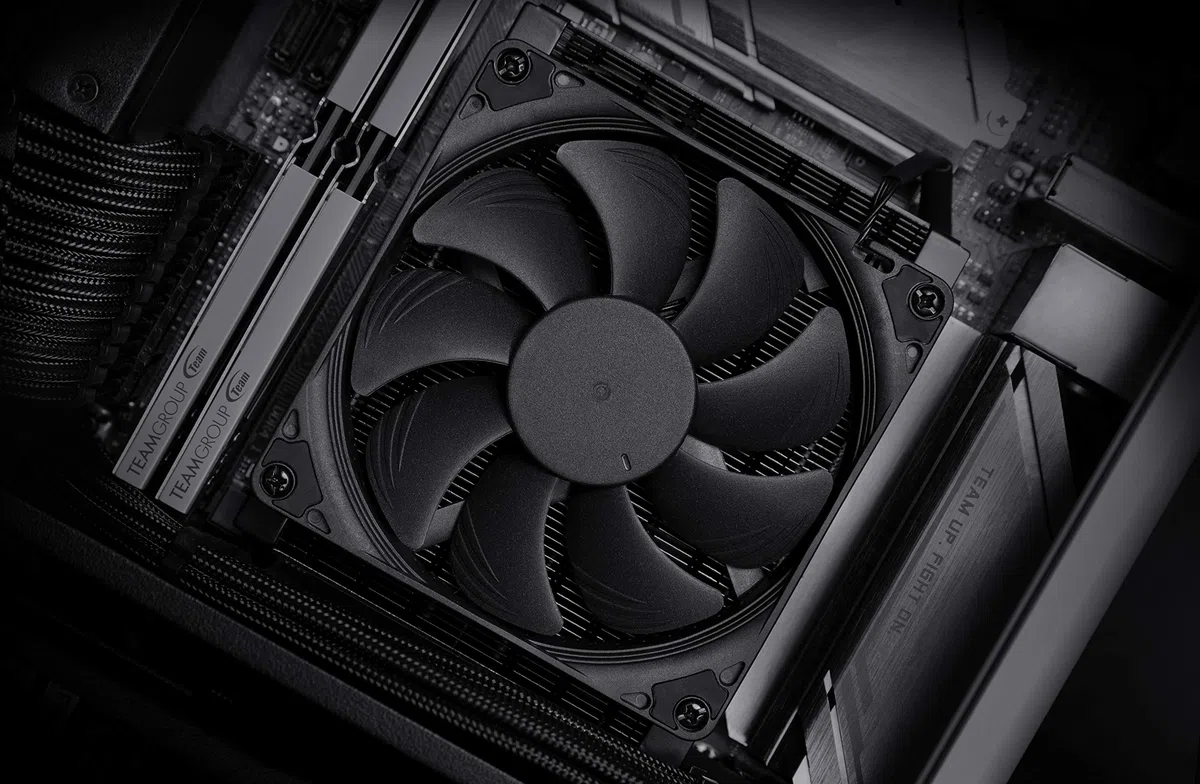 Noctua NH-L9a-AM4 chromax.black, Cooler CPU Low-Profile Klasy Premium dla AMD AM4 (Czarny)