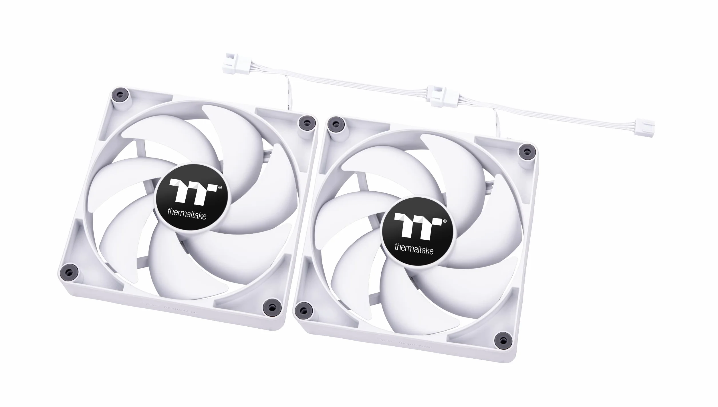 Thermaltake CT140 PC Cooling Fan White | 2 Pack