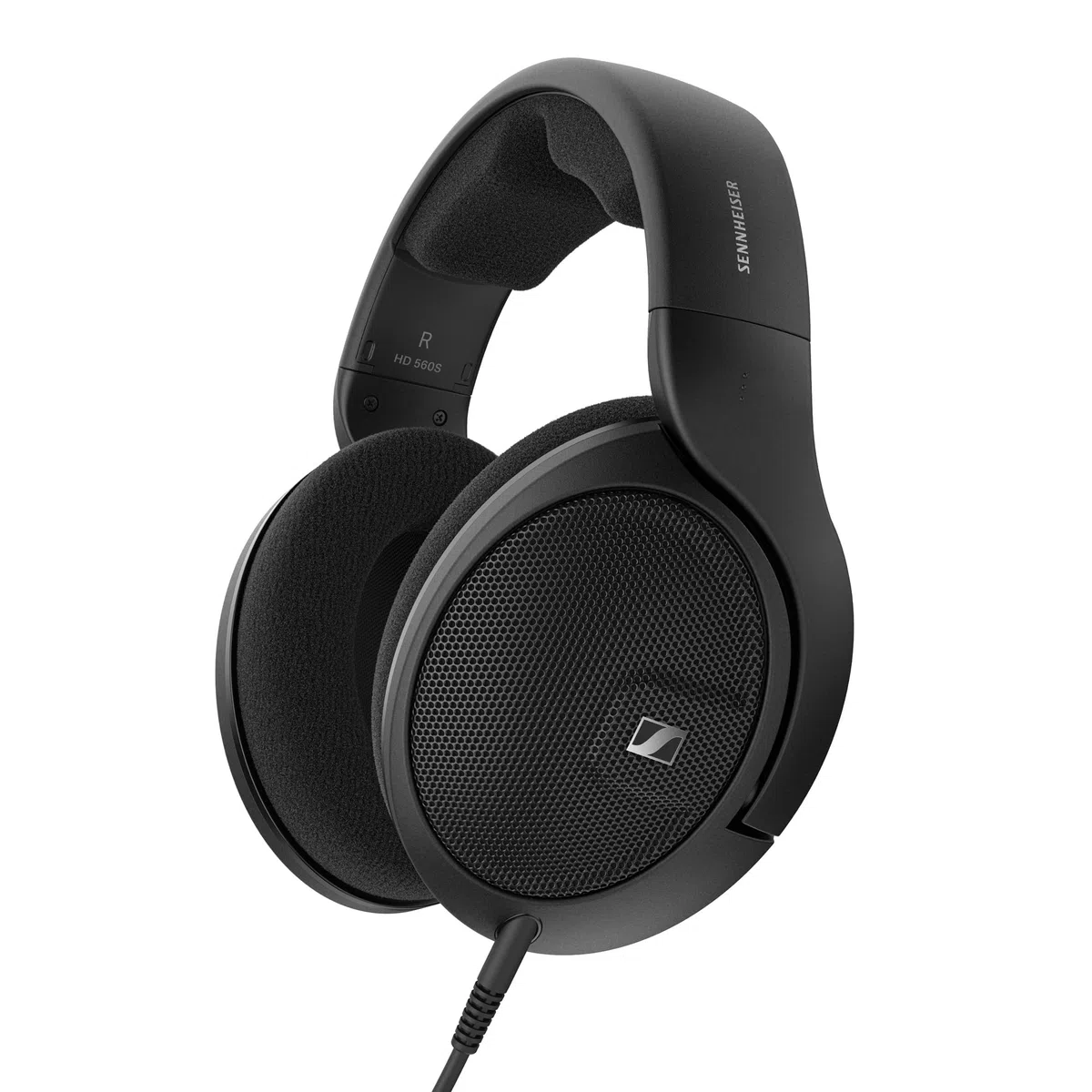 Sennheiser HD 560 S Audiofilskie słuchawki nauszne, neutralna charakterystyka częstotliwościowa, E.A.R. do szerokiego pola dźwiękowego, nauszniki z otwartym tyłem, odłączany kabel, czarne