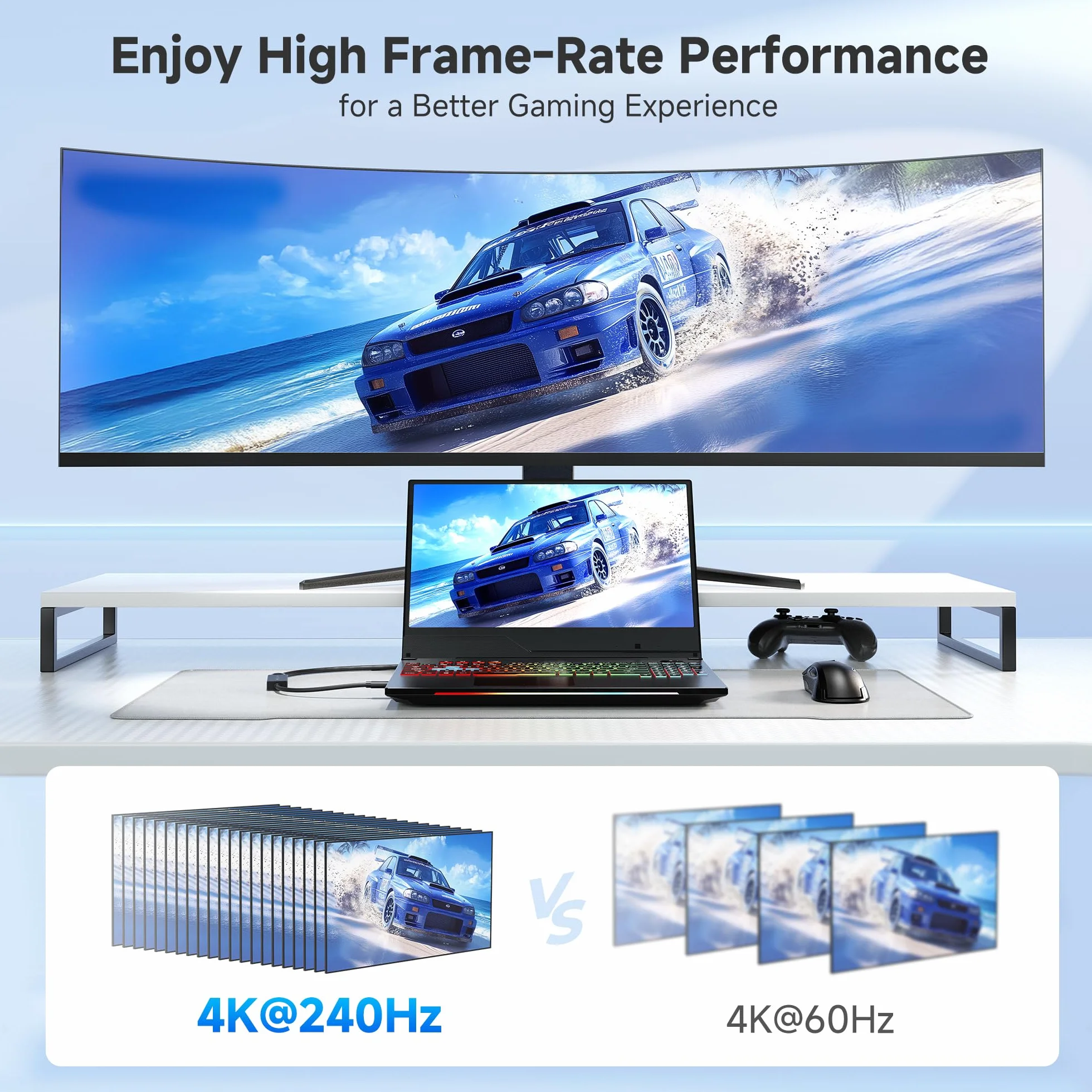 Cable Matters Przejściówka z Mini DisplayPort na DisplayPort (Mini DP na DP) w kolorze czarnym - Obsługa rozdzielczości 8K - Zgodność z portami Thunderbolt i Thunderbolt 2