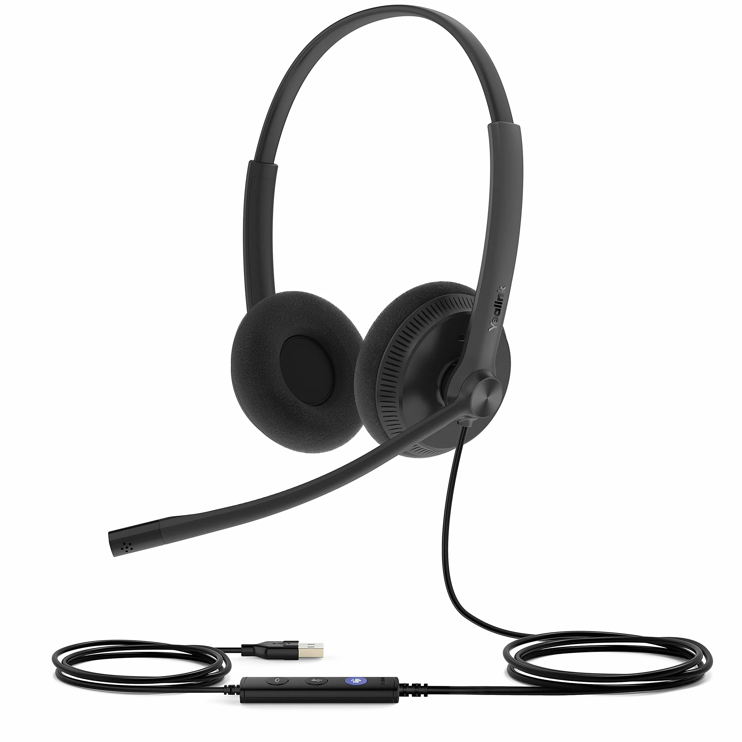 Yealink UH34 Lite Biaural Zestaw słuchawkowy Teams